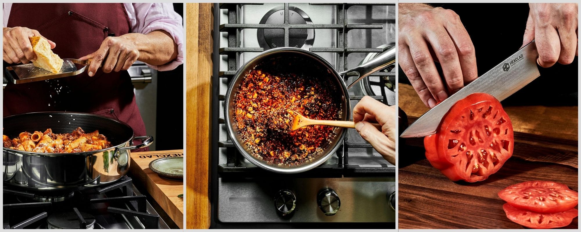 Hexclad stekrpanner, anbefalt av Gordon Ramsey