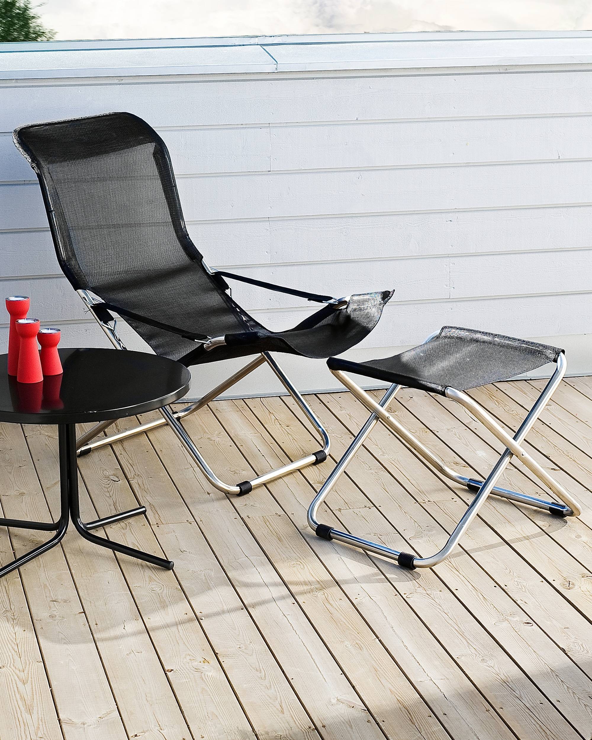 Fotskammel Chico Texfil til Solstol Fiesta Texfil fra FIAM