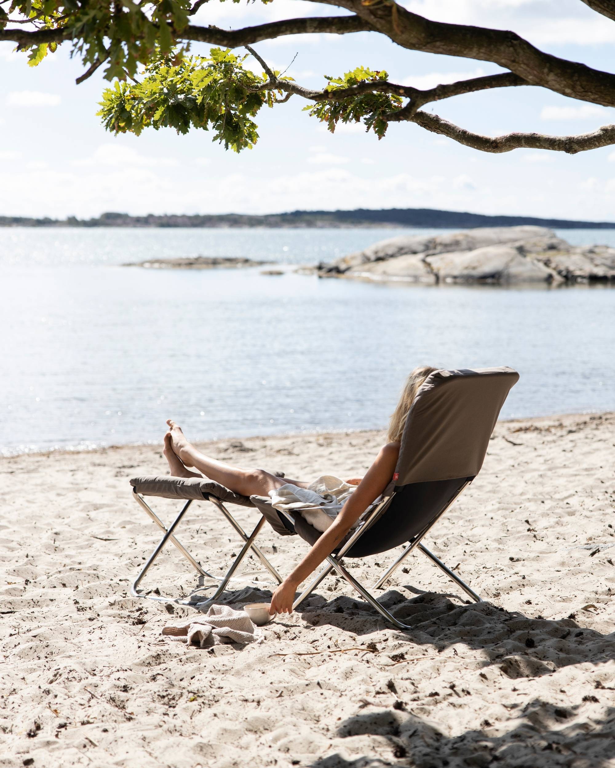 Fotskammel Chico Soft til Solstol Fiesta Soft fra FIAM