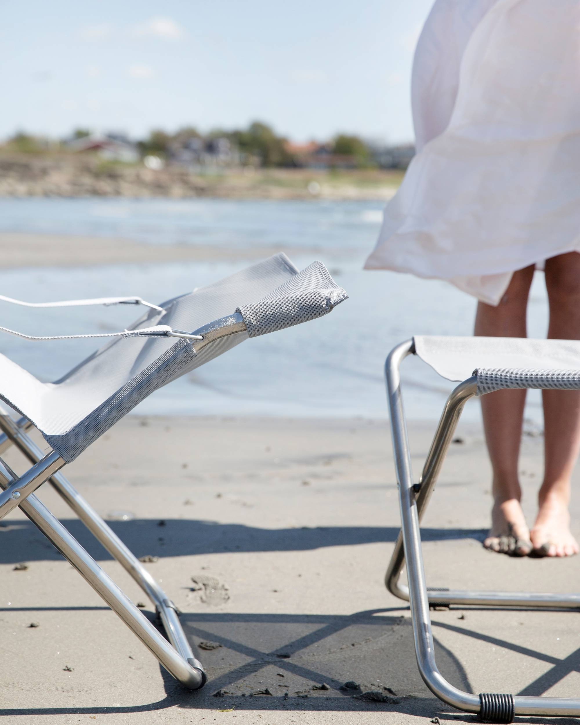 Fotskammel Chico Texfil til Solstol Fiesta Texfil fra FIAM