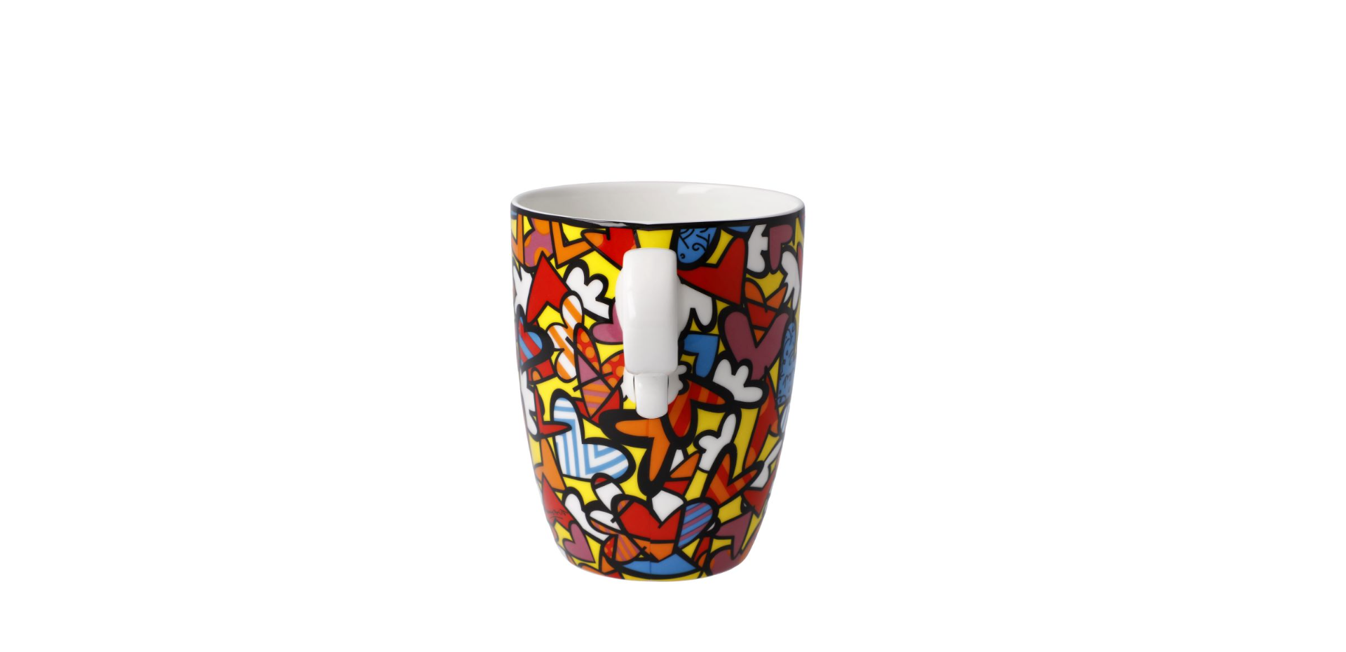 kunstnerkopp all we need is love av romero britto