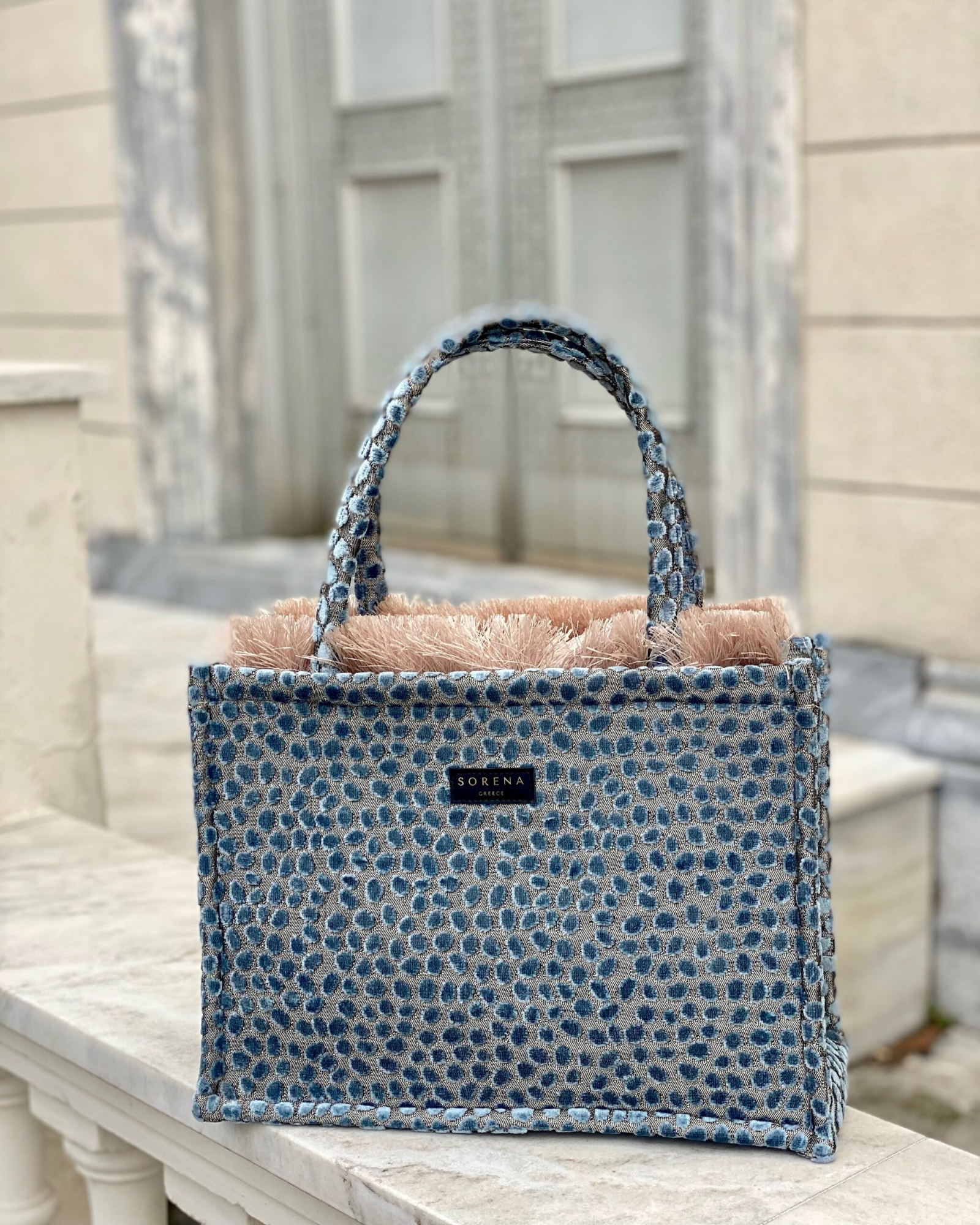 Cyclades Medium Tote Bag fra Sorena 5207393005437 Bettanshus Veske