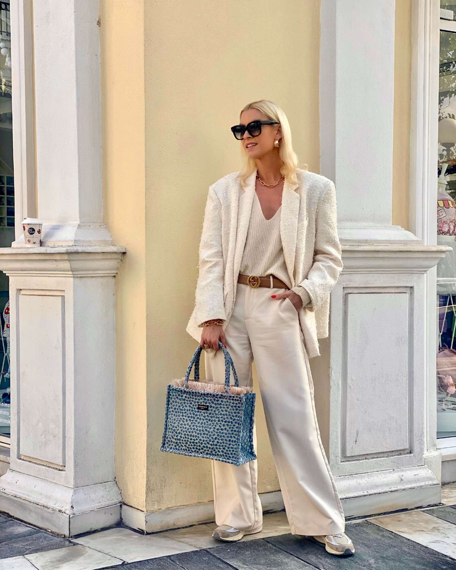 Cyclades Medium Tote Bag fra Sorena 5207393005437 Bettanshus Veske