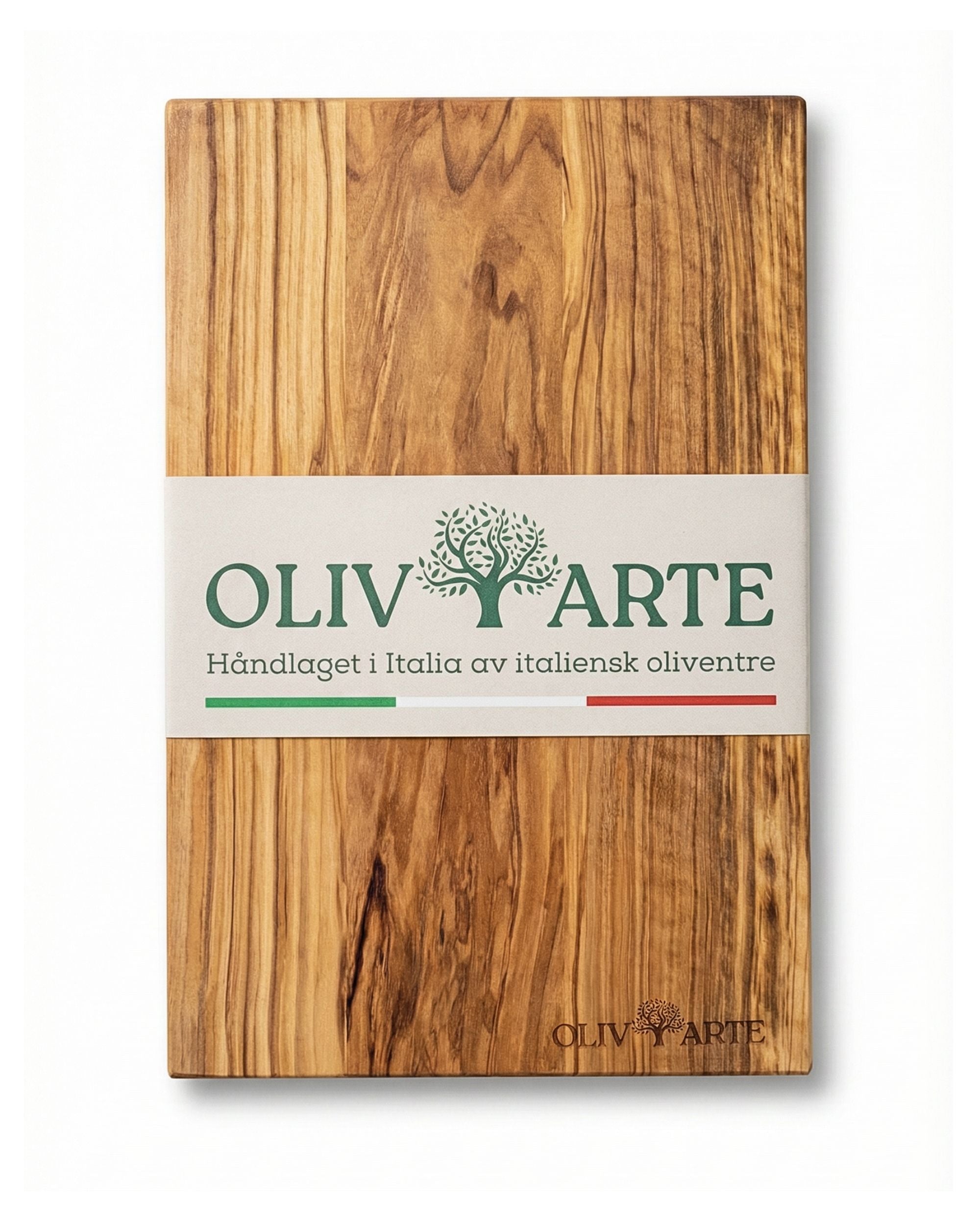 Sett med tynne skjærefjøler i tre fra OlivArte