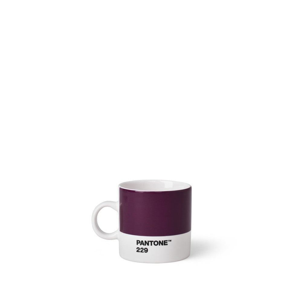 Pantone espressokopp med hank i fiolett