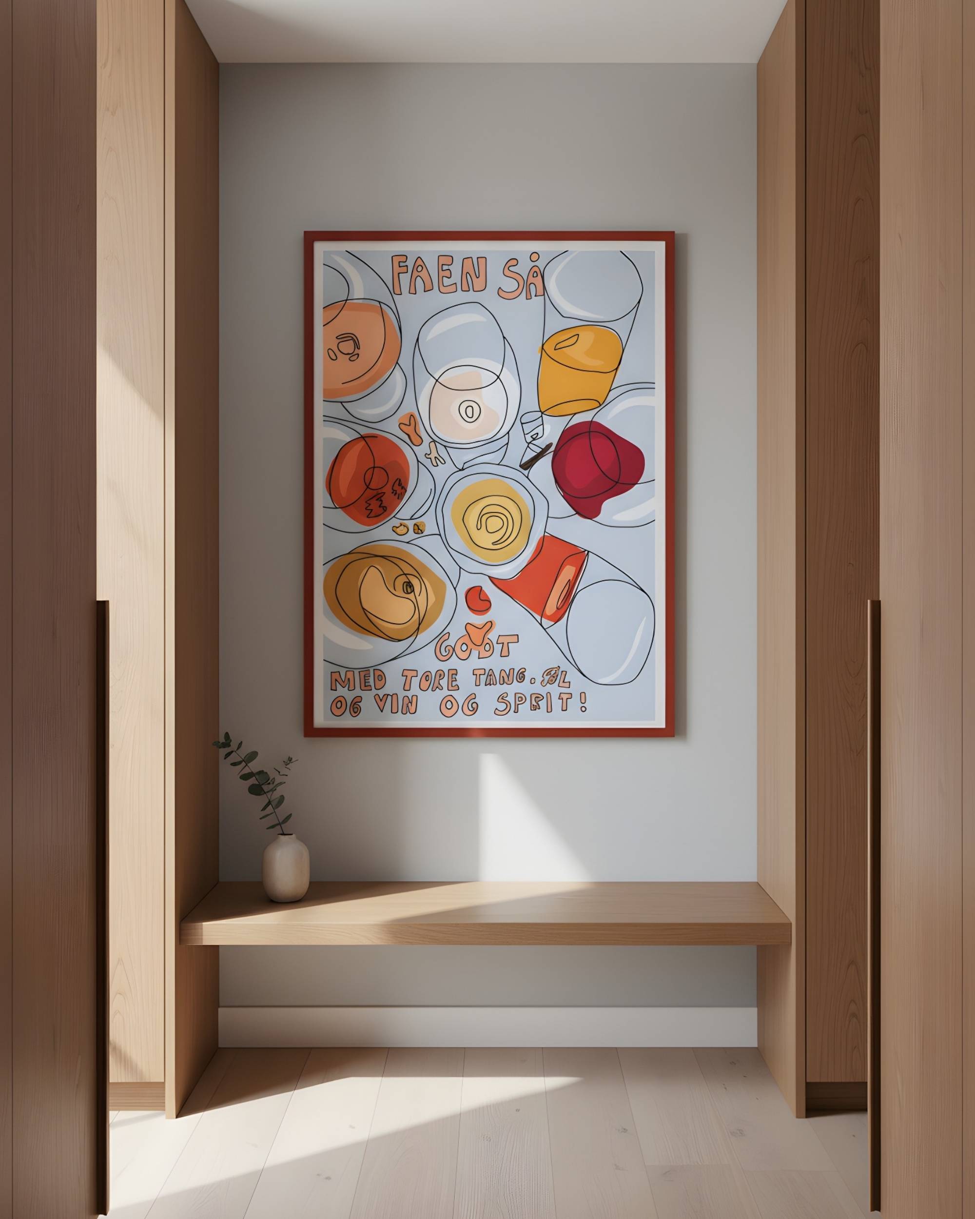 Faen så deilig med tore tang, øl og vin og sprit