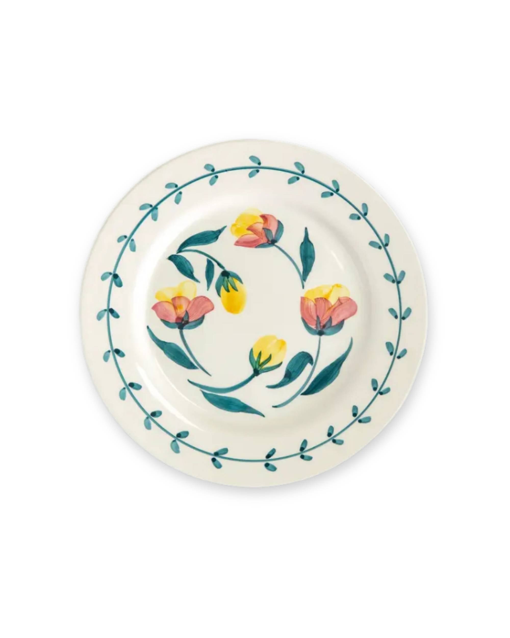 Flowers Tallerken Tulips 28cm