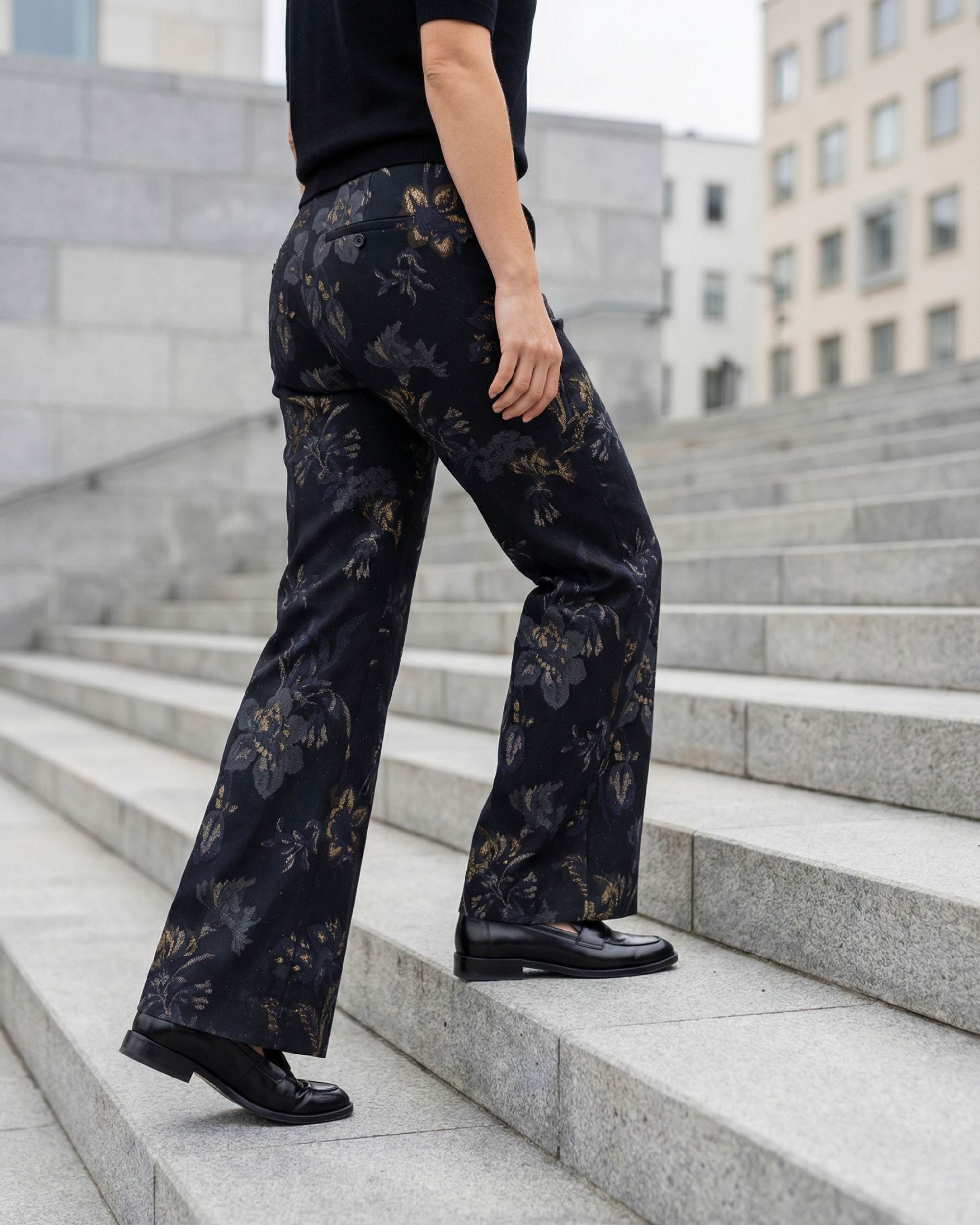 France Magnolia Blossom Jacquard fra Cambio