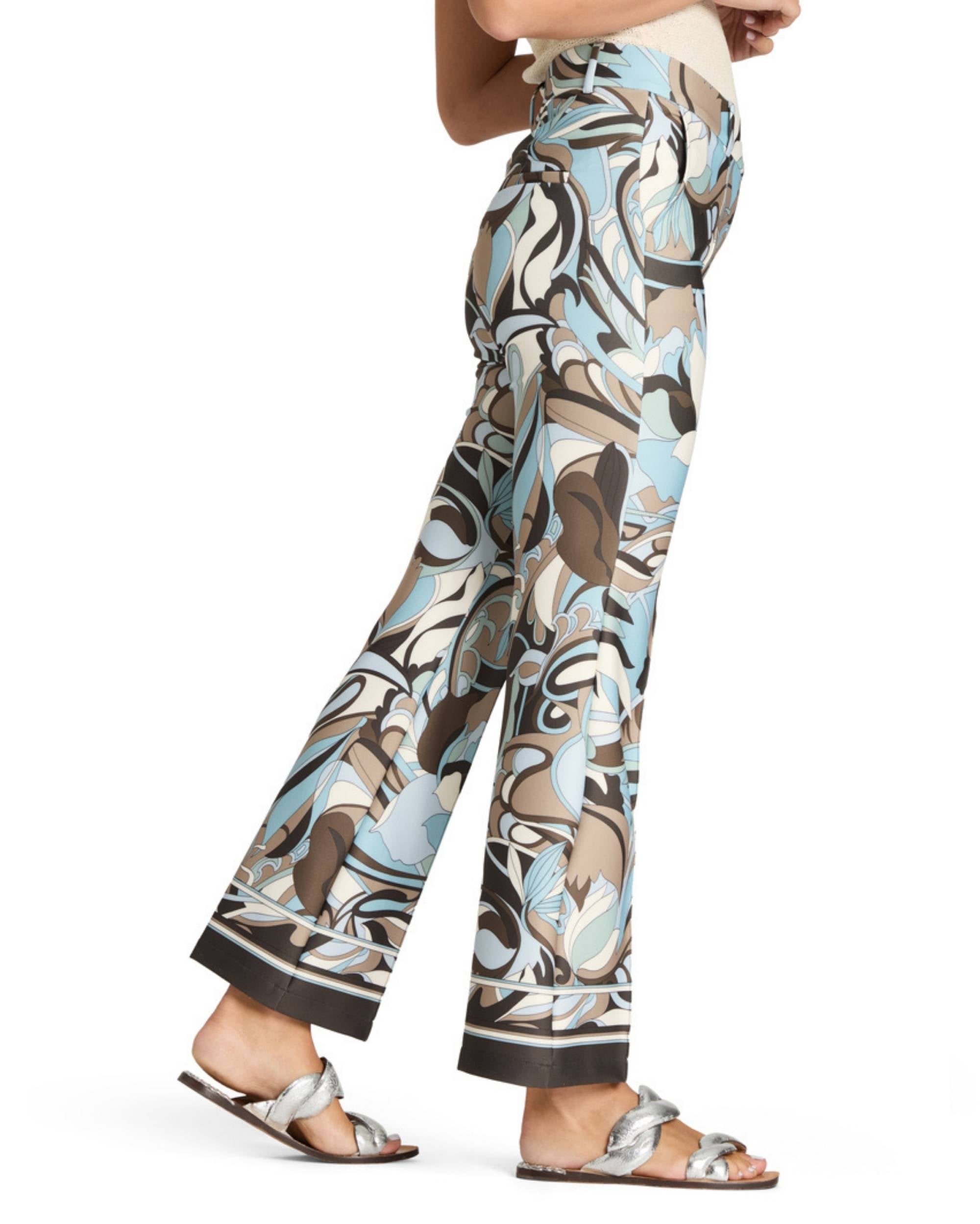 Francoise Cropped Fancy Sky Blue fra Cambio