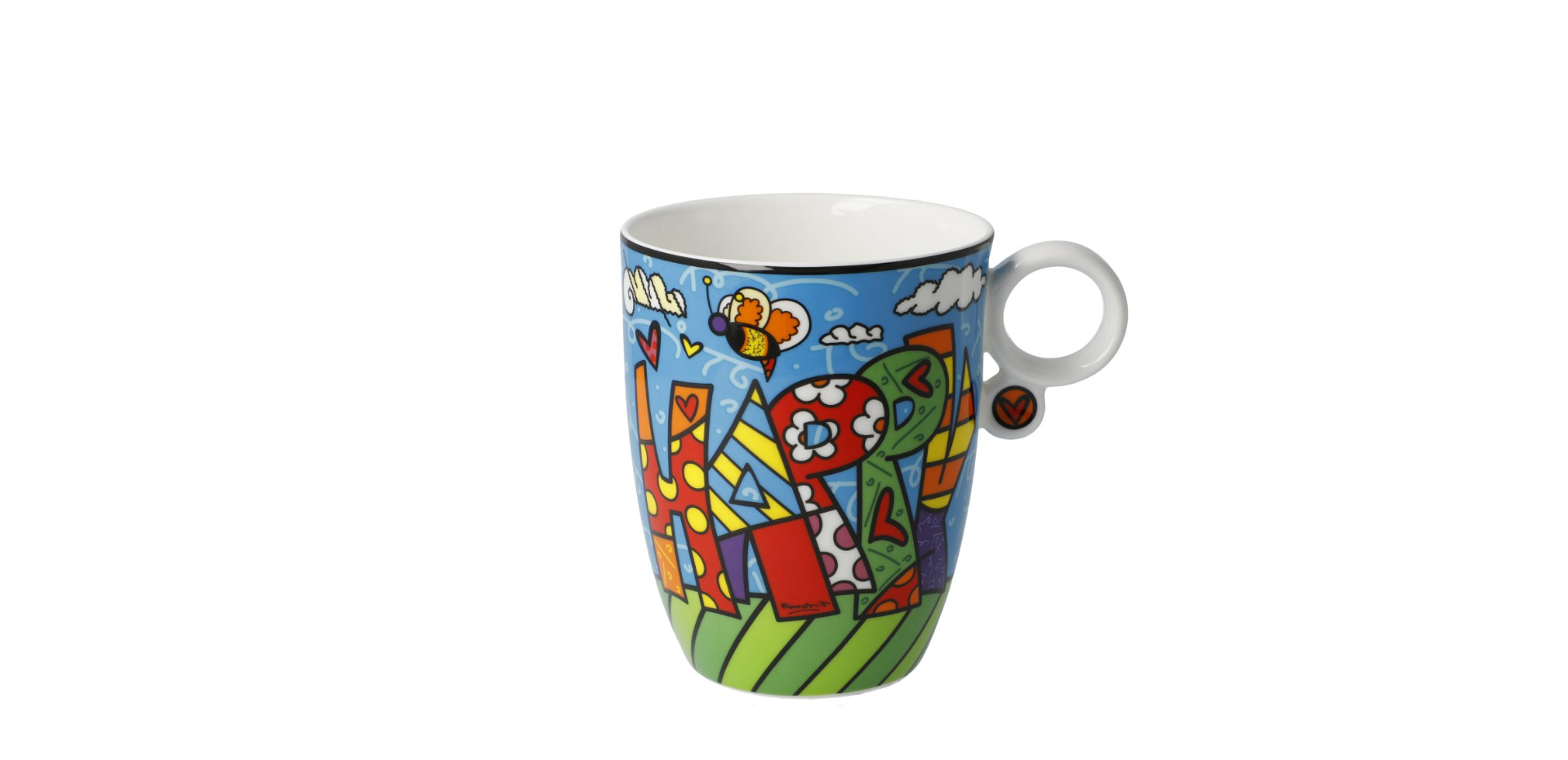 Kunstnerkopp fra Romero Britto