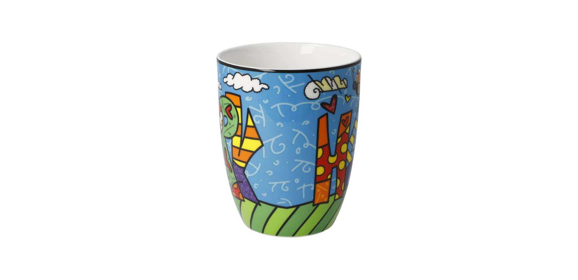 Kopp happy fra romero Britto