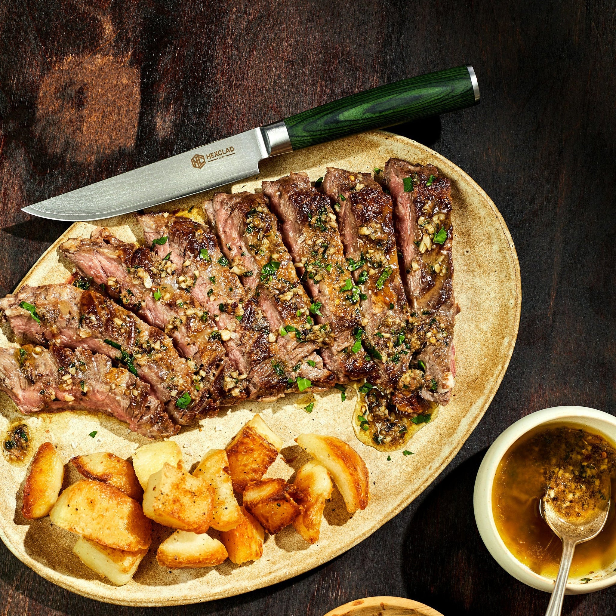 Biffknivsett fra Hexclad (4 stk)