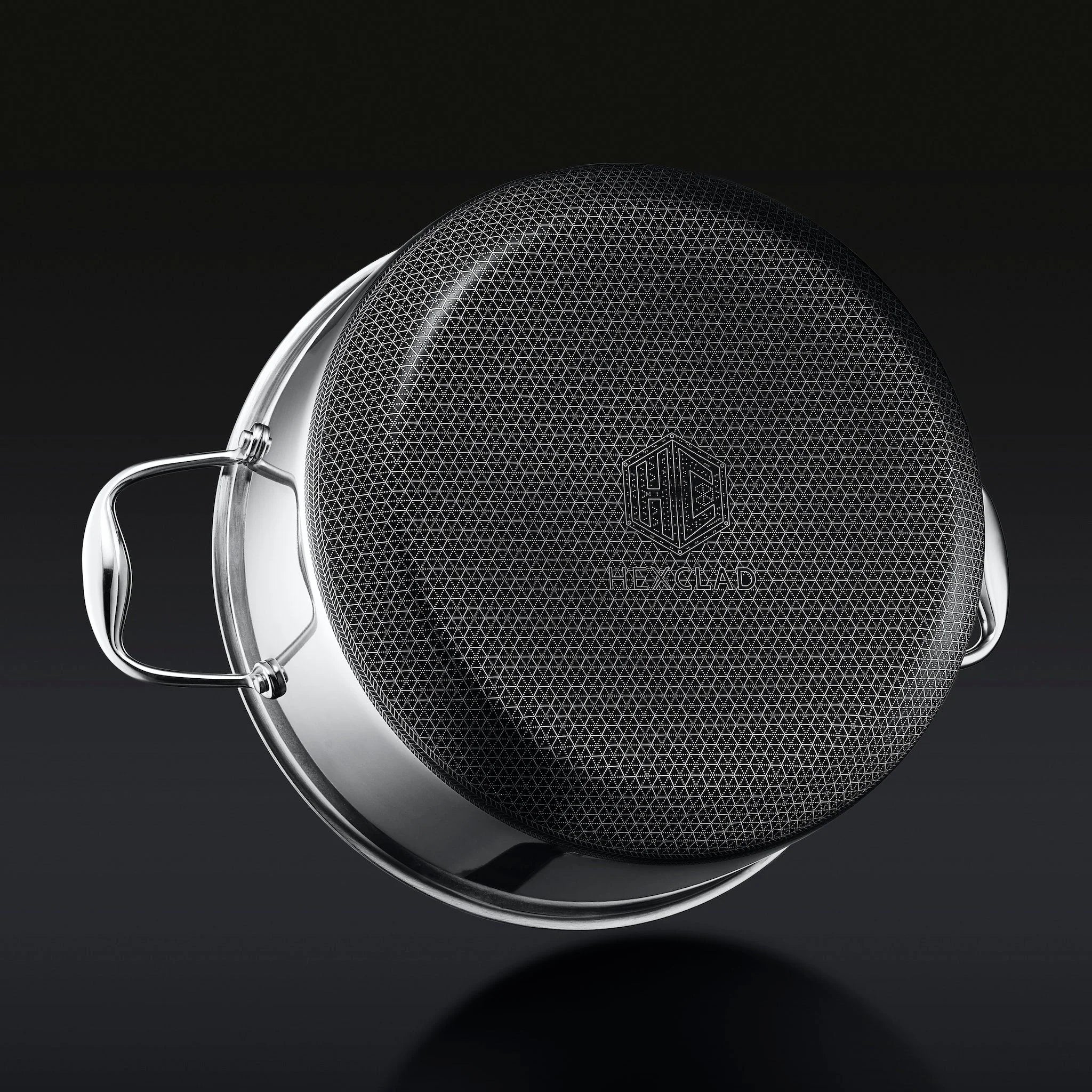 Sett a tre gryter med lokk fra Hexclad