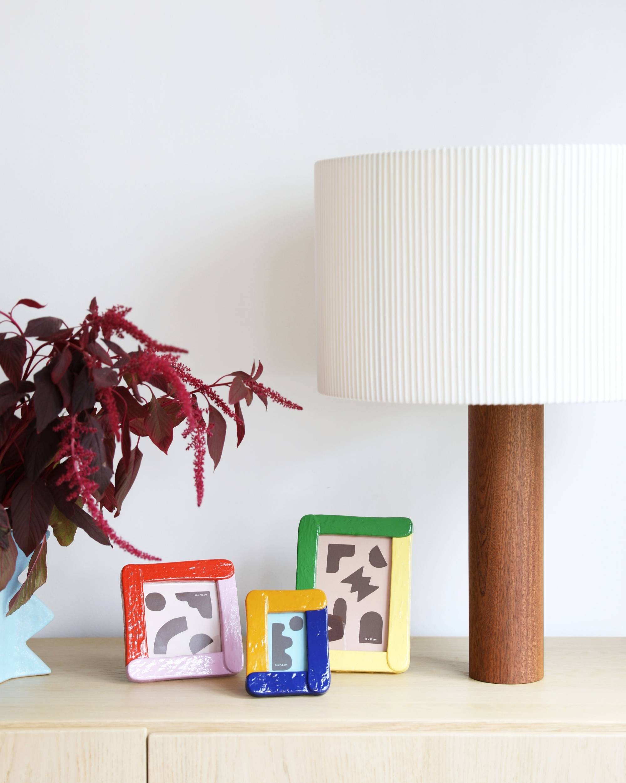 Bilderamme Duo, grønn og gul