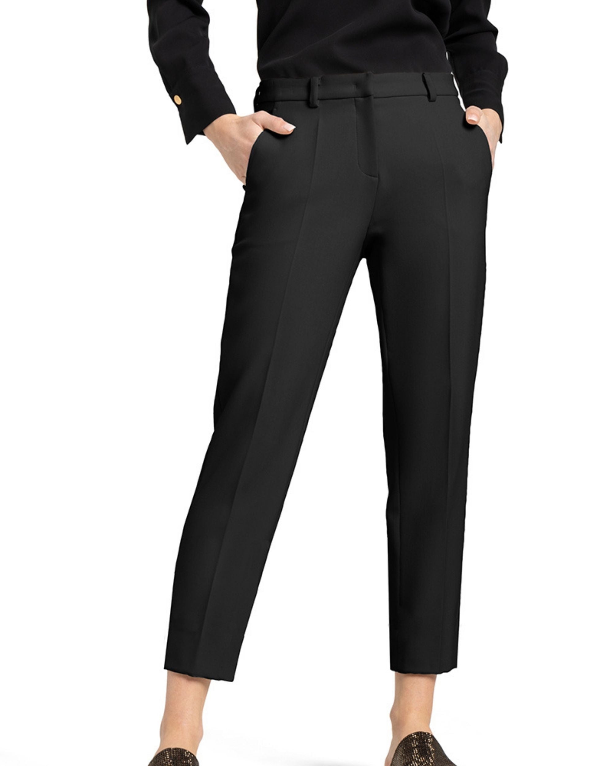 Krystal Dressbukse Svart fra Cambio