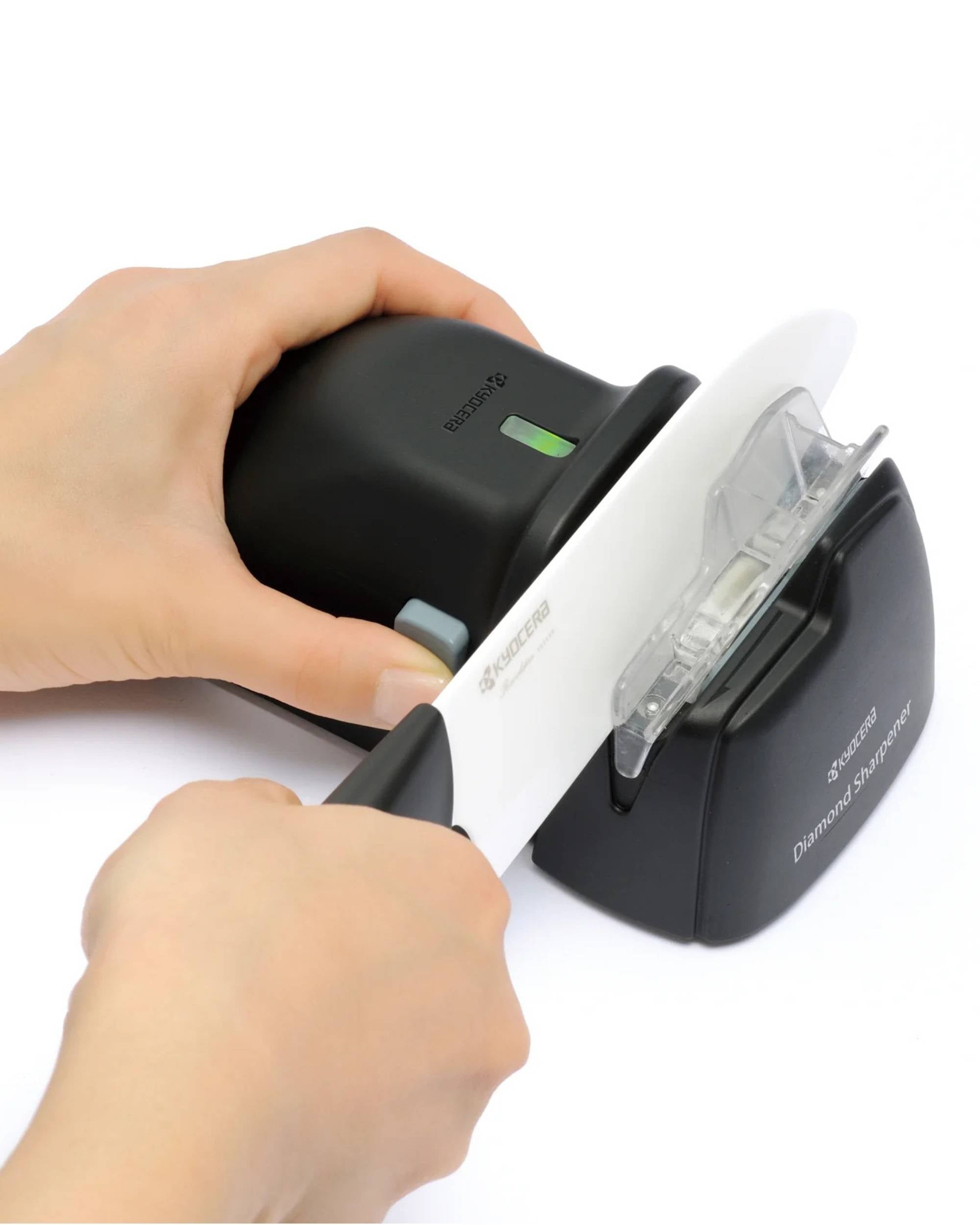 Batteridrevet knivsliper fra Kyocera