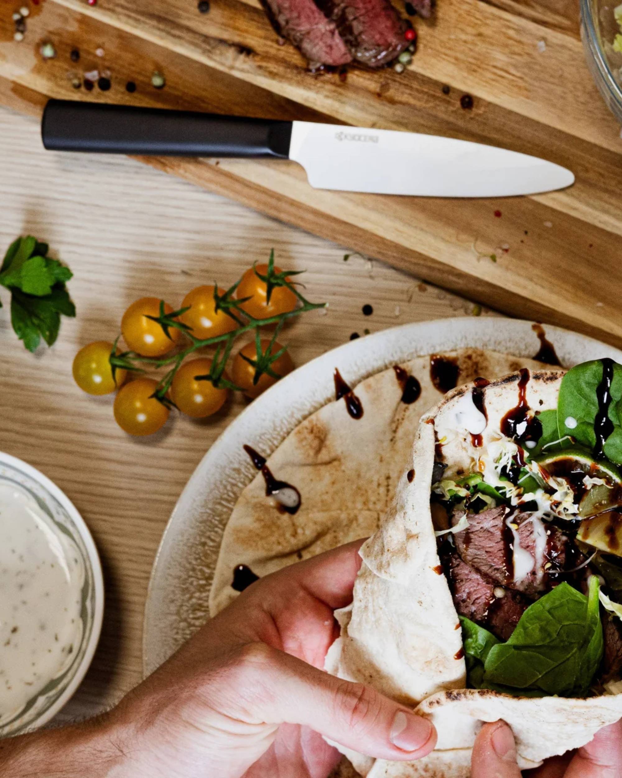 Kjøkkenkniver, Chowa fra Kyocera (hvitt blad)