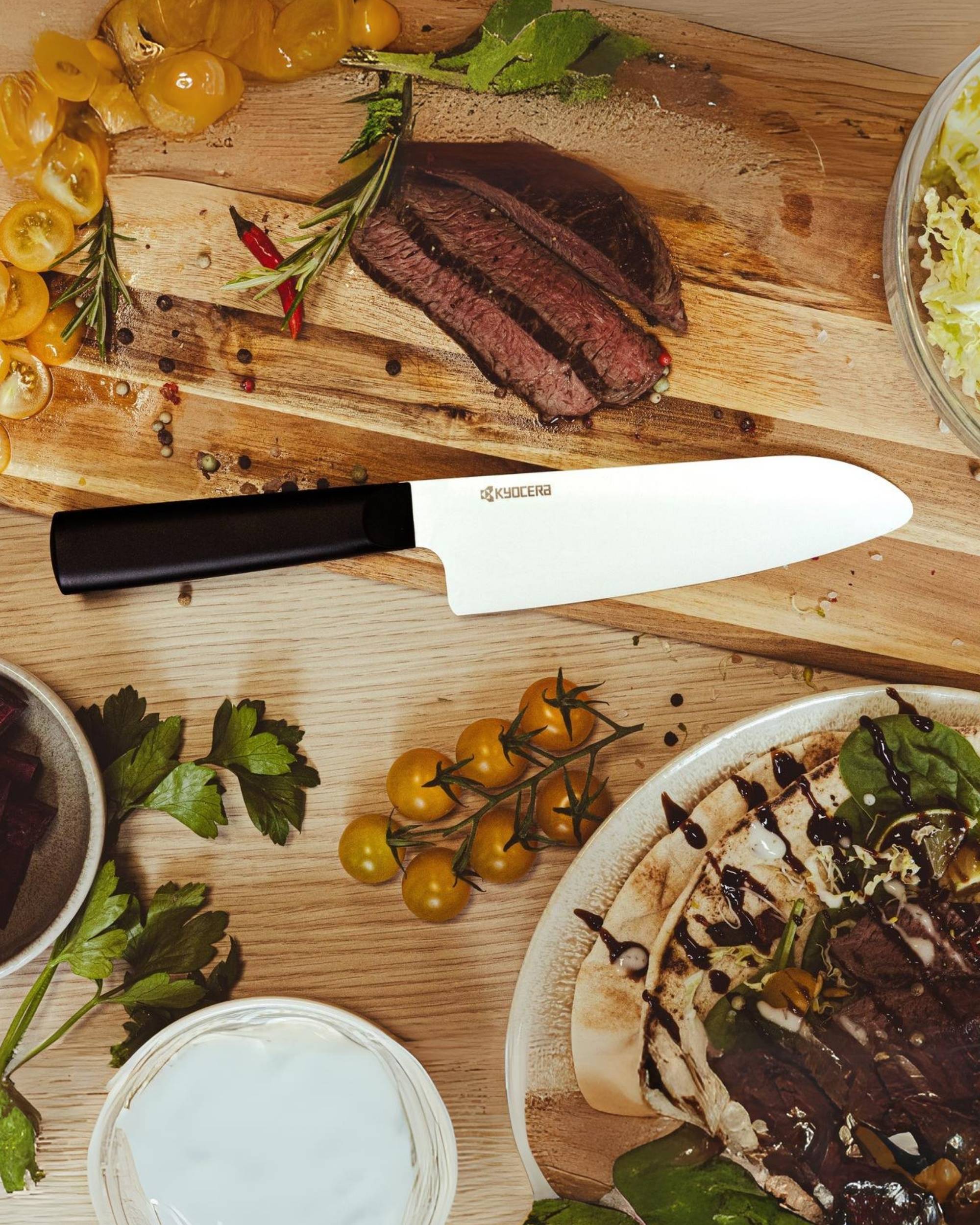 Kjøkkenkniver, Chowa fra Kyocera (hvitt blad)