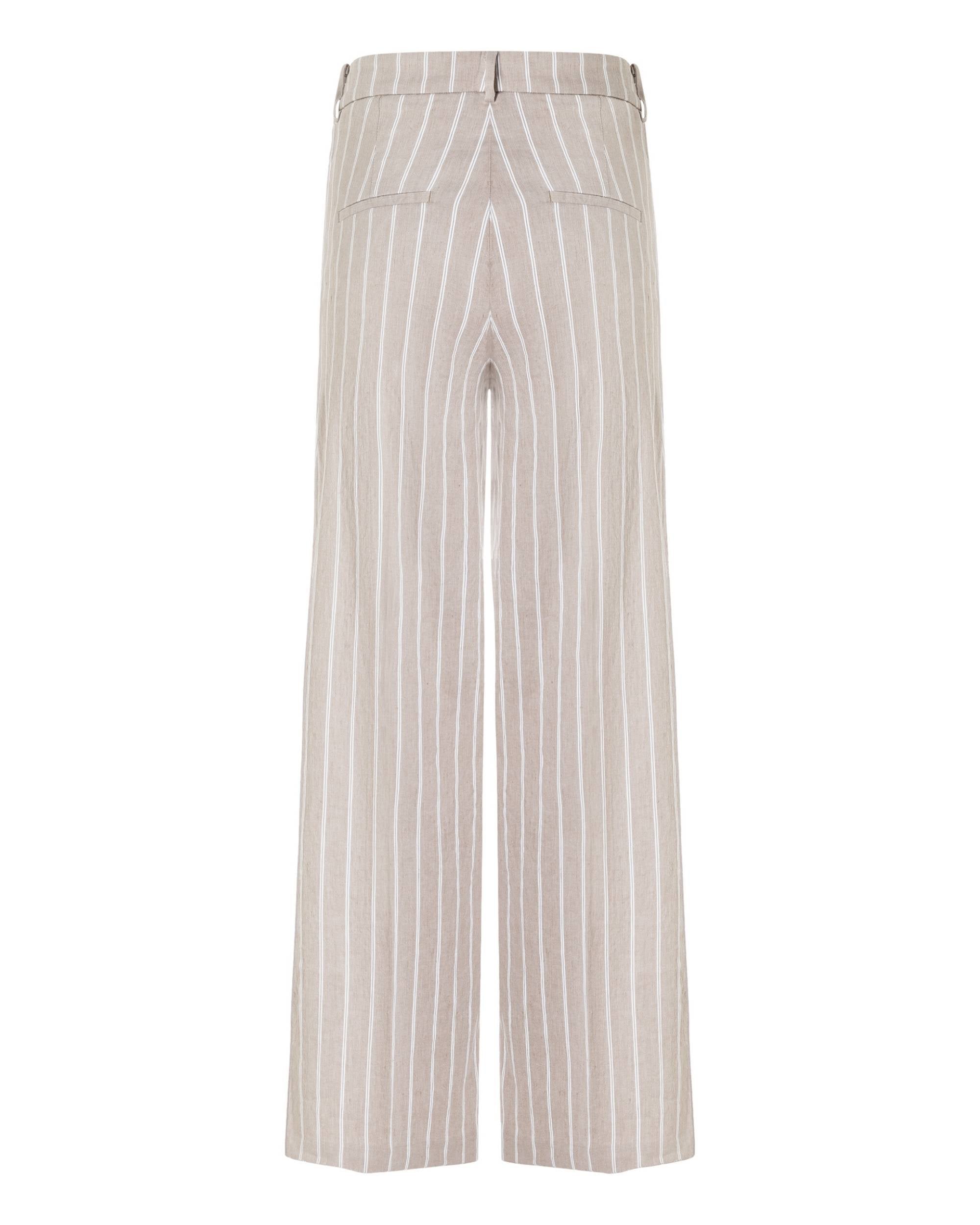 Mira Pinstripe Linbukse fra Cambio