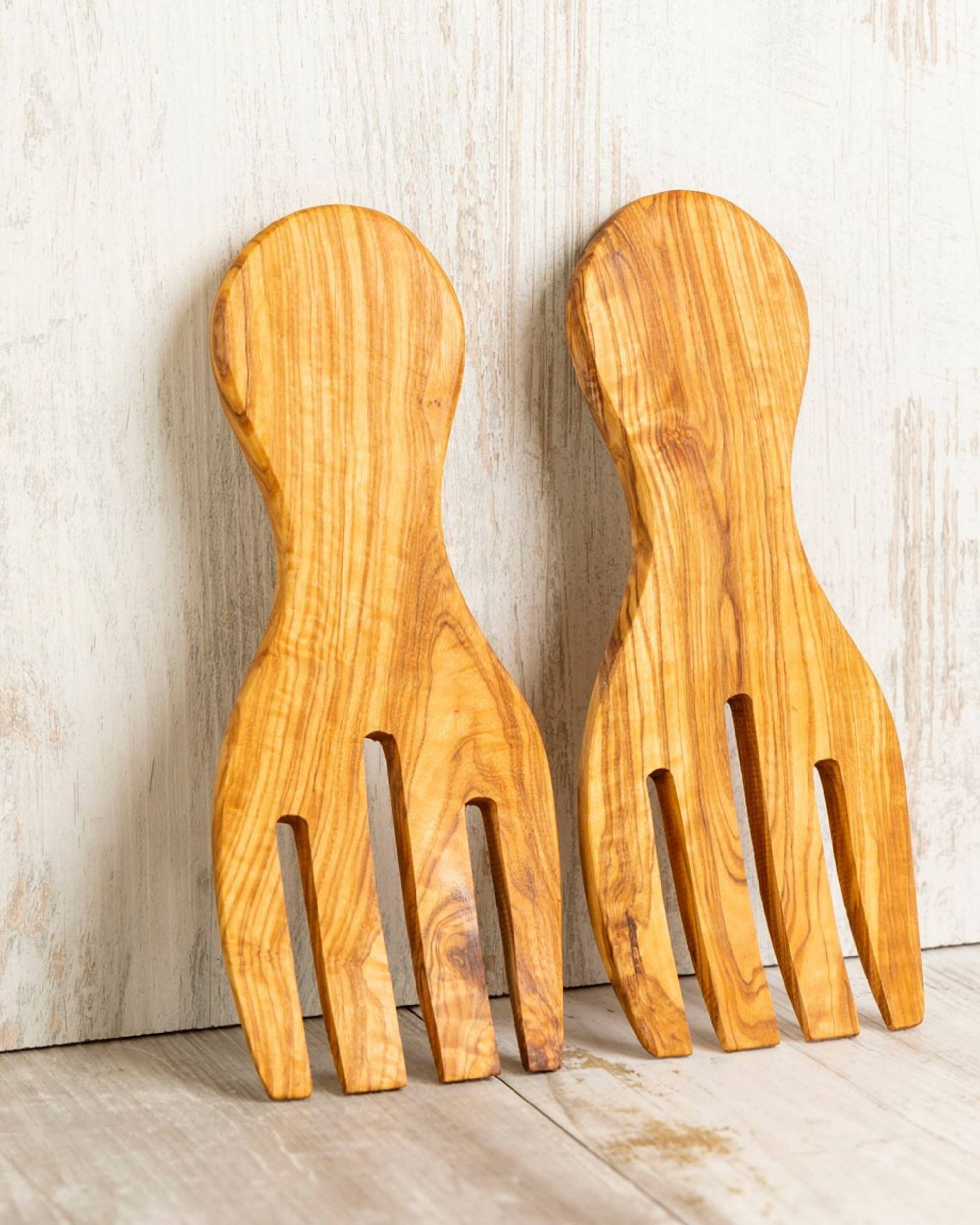 Salatbestikk i tre fra OlivArte (17 cm)