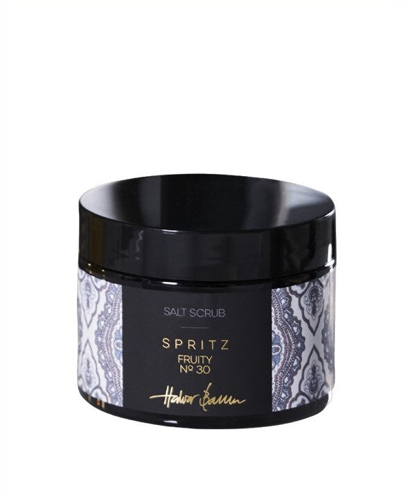 Salty body scrub spritz fruity fra Halvor bakke