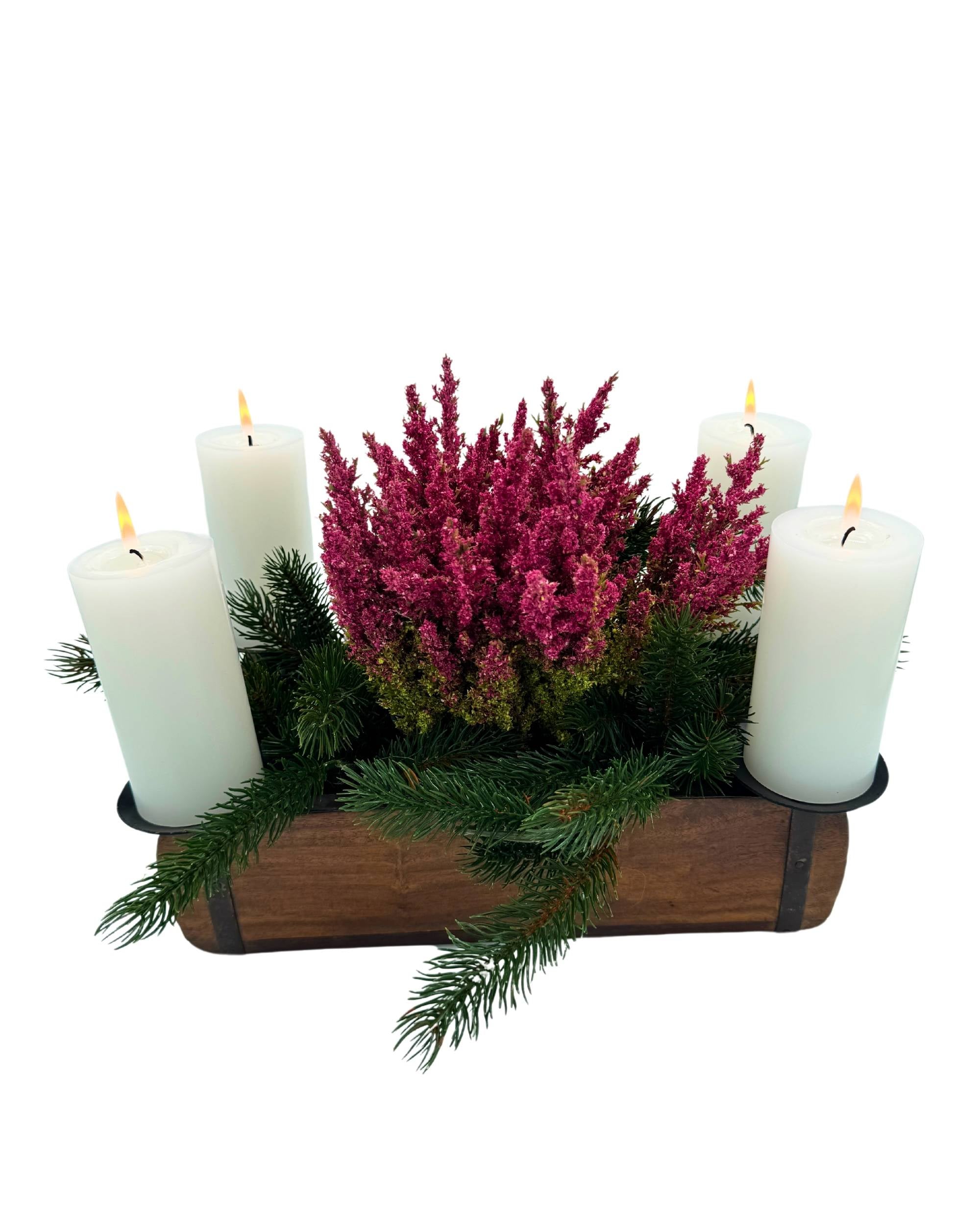 Murstensform m/4 lysholdere fra Sjælsø Nordic