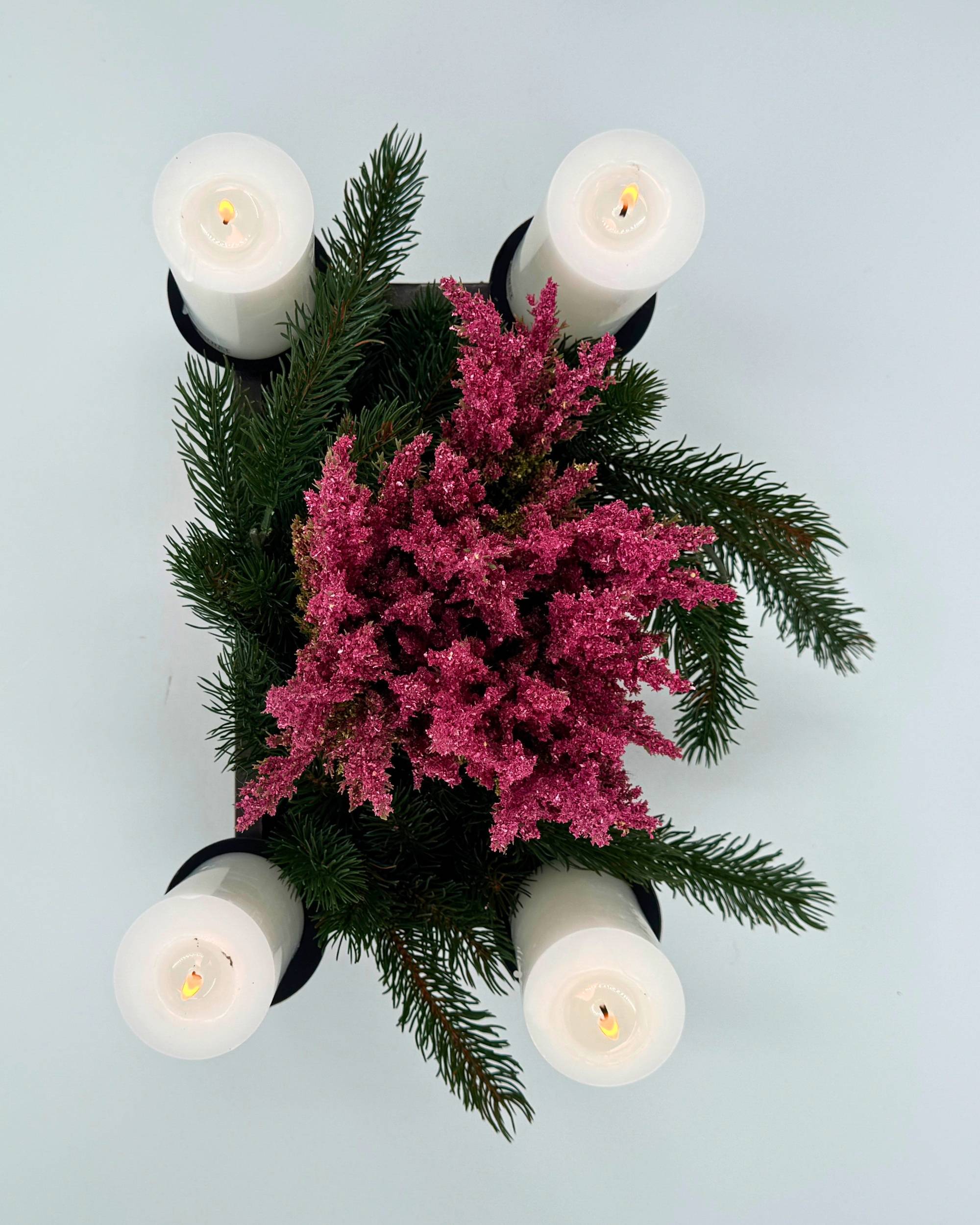 Murstensform m/4 lysholdere fra Sjælsø Nordic