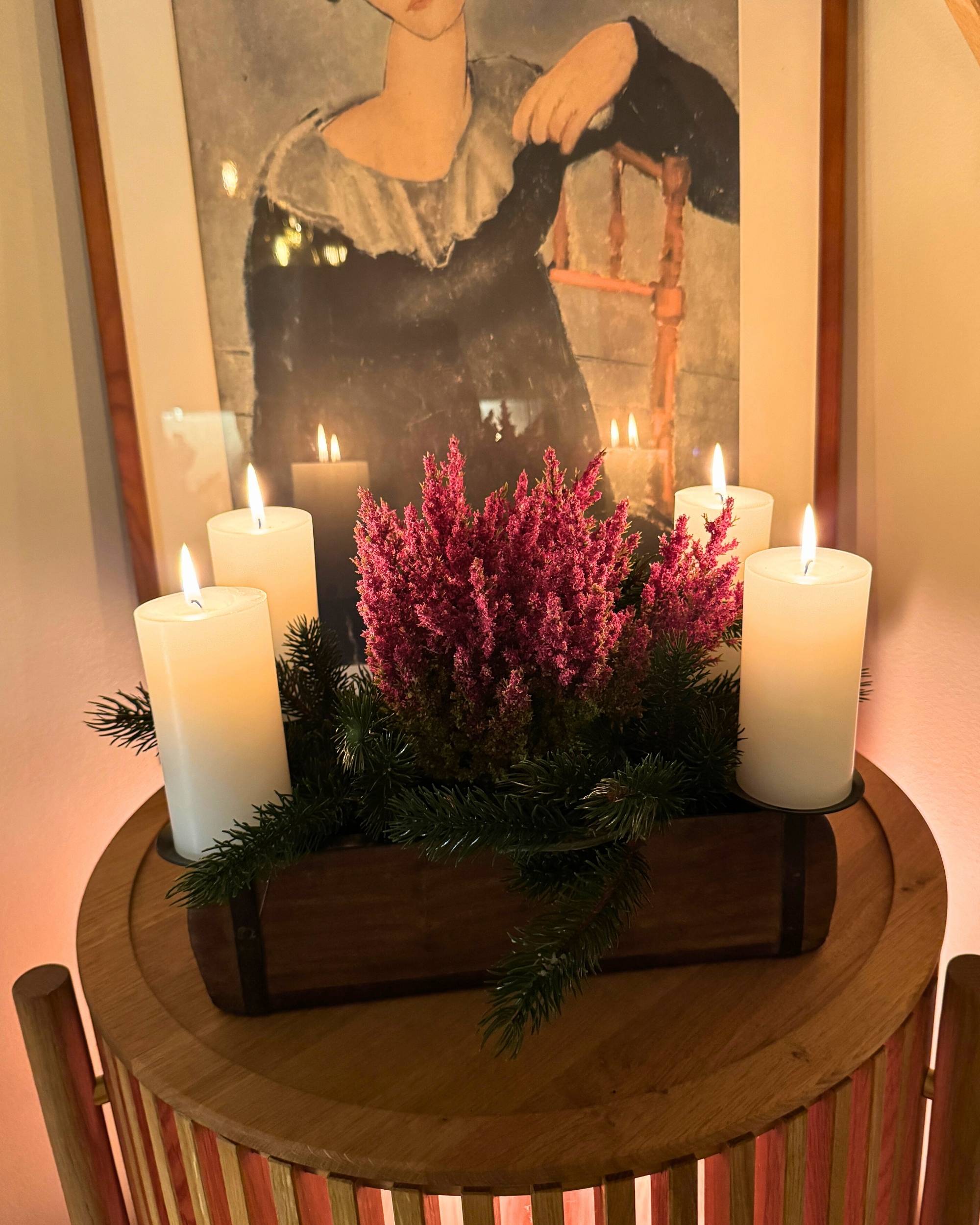 Murstensform m/4 lysholdere fra Sjælsø Nordic