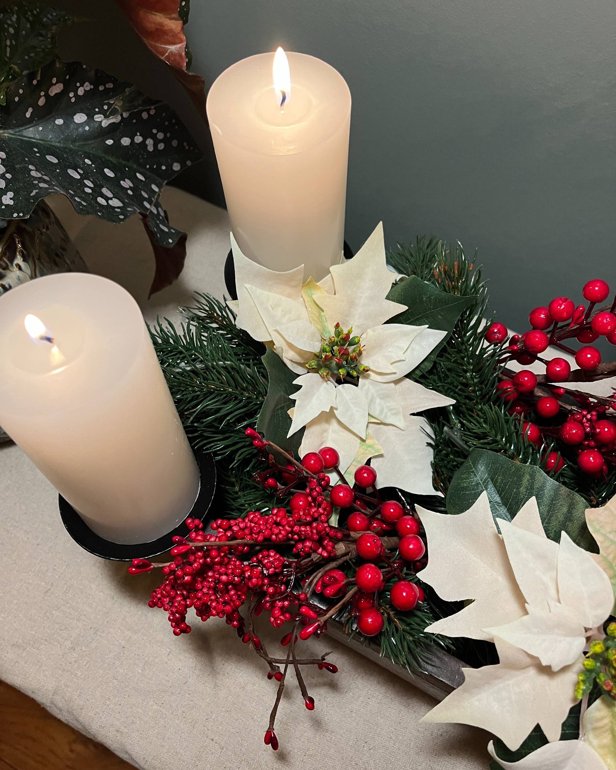 Murstensform m/4 lysholdere fra Sjælsø Nordic