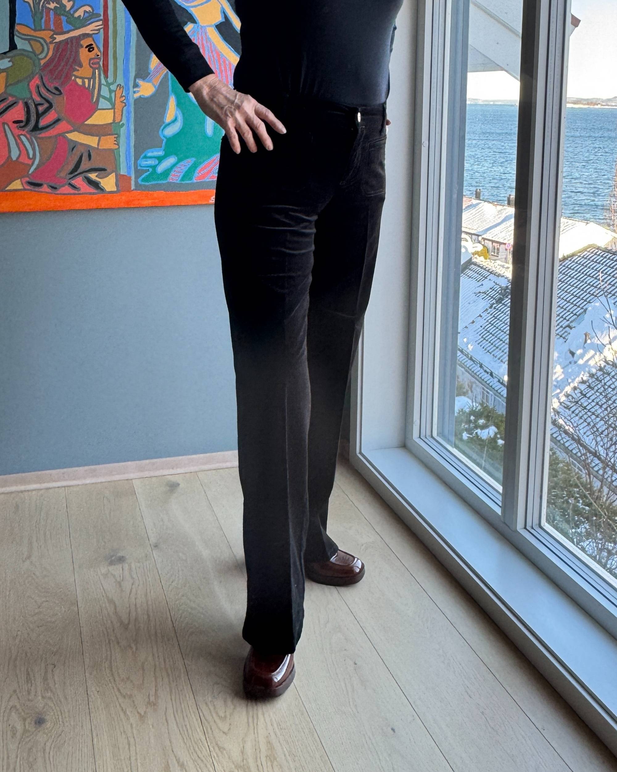 Tess Wide Leg Svart fra Cambio