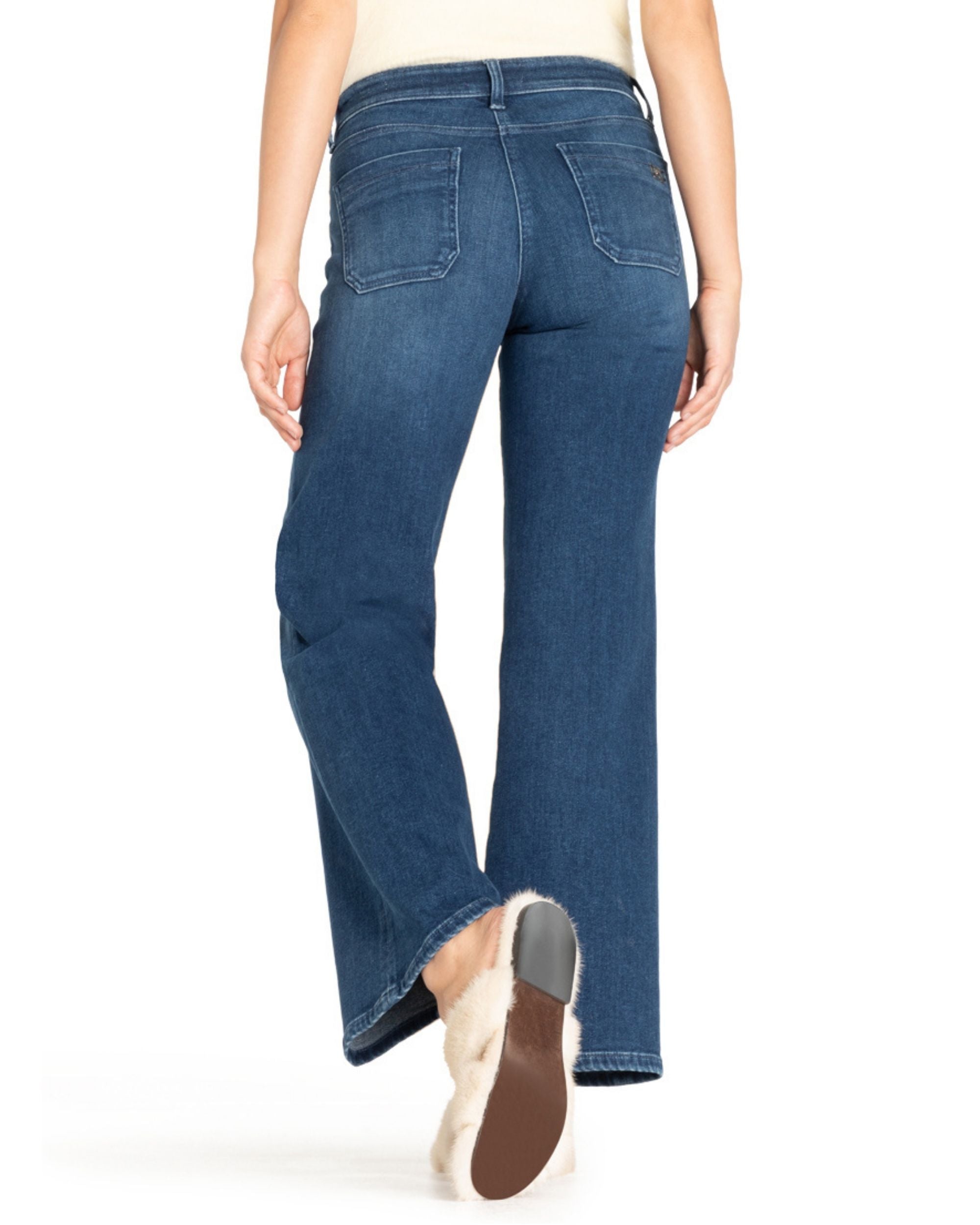Tess Wide Leg Jeans fra Cambio
