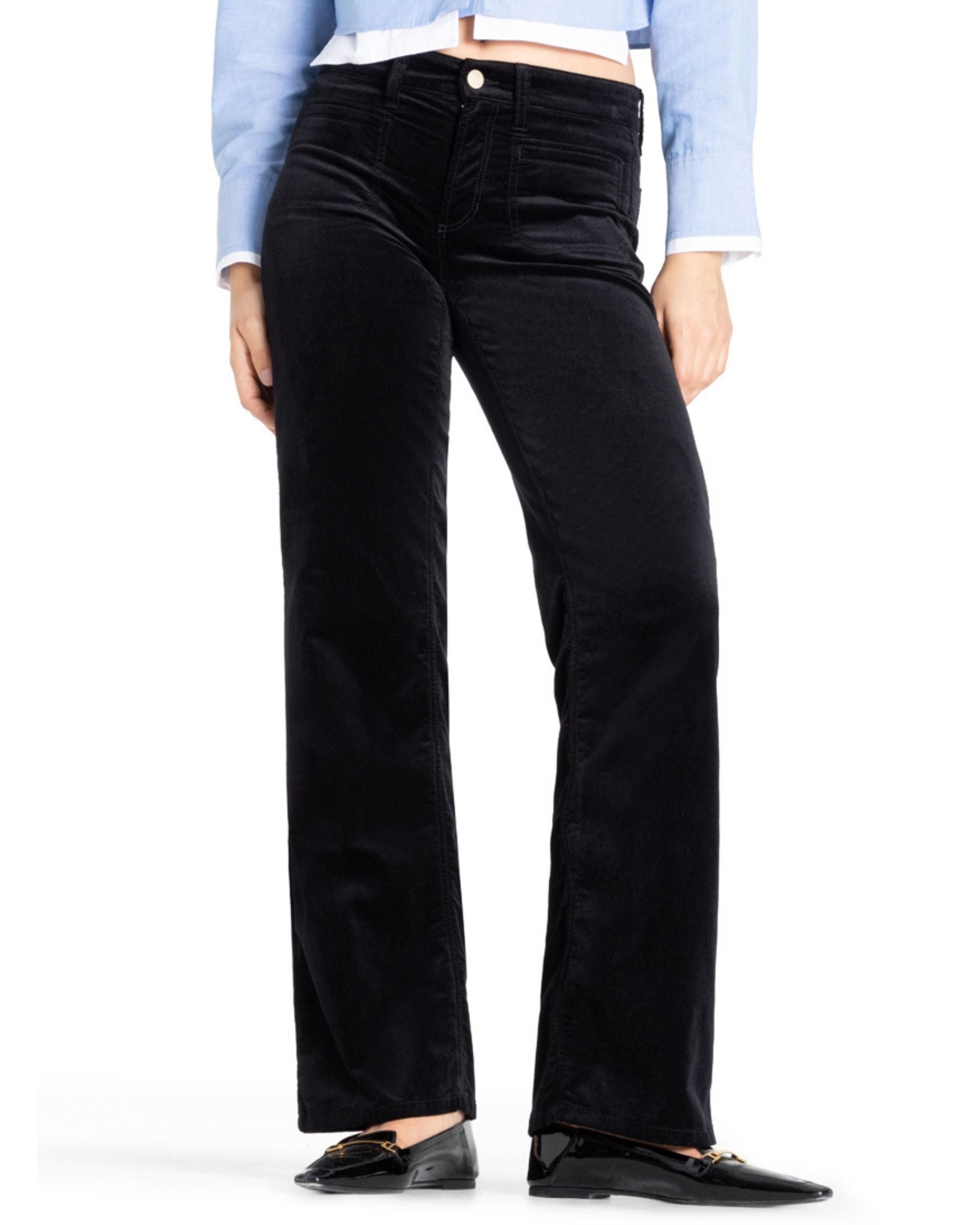 Tess Wide Leg Svart fra Cambio