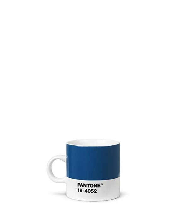 Pantone espressokopp med hank i blå
