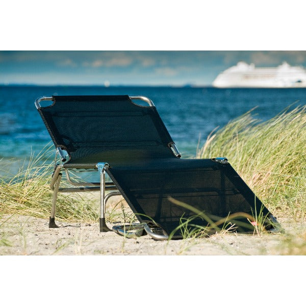 Svart solseng amigo xl