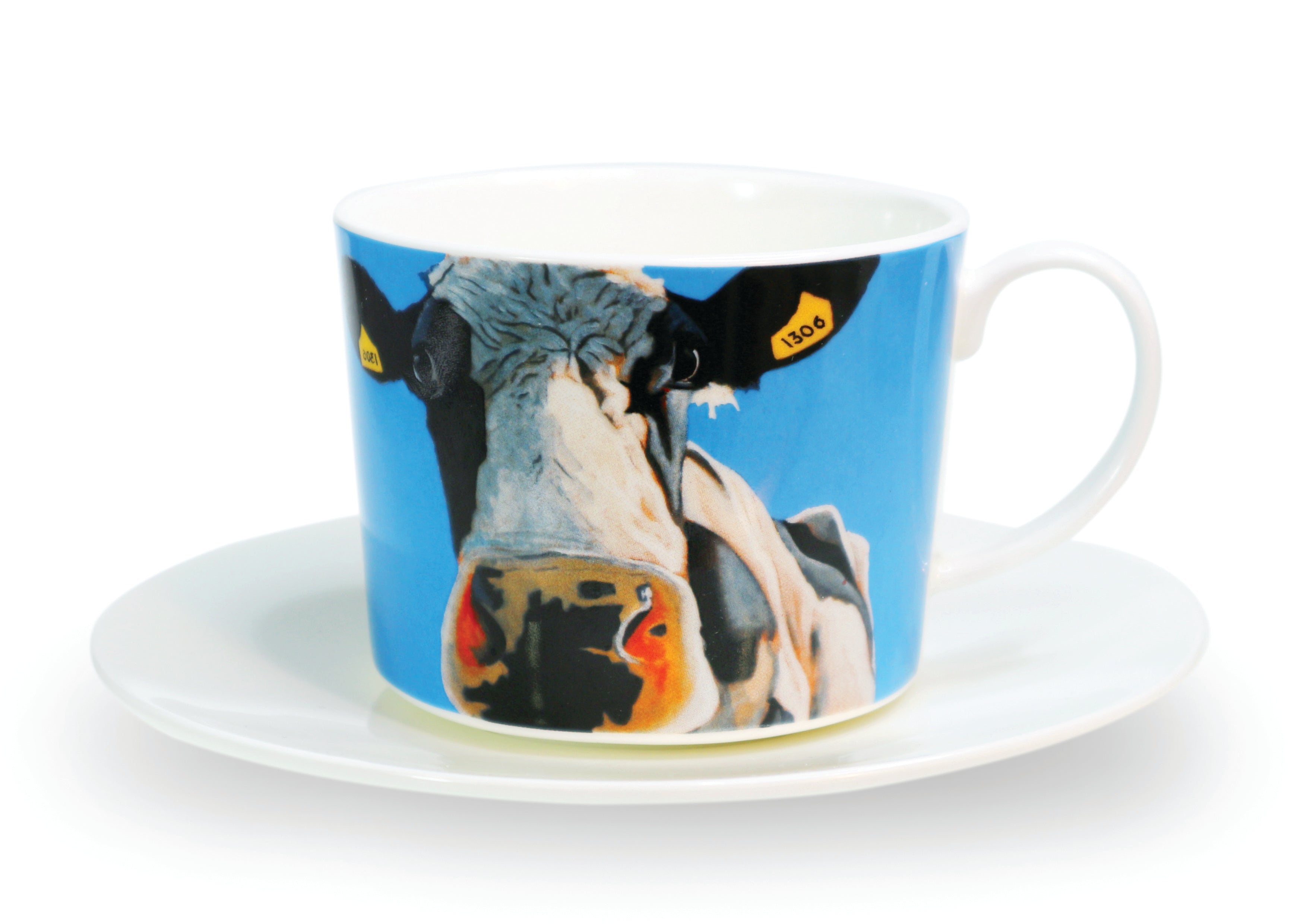 Blå kukopp til cappucino fra Eoin O'Connor