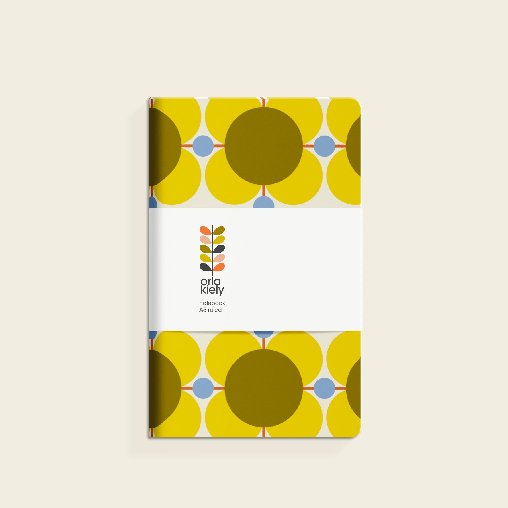 Atomic flower notatbok fra Orla Kiely