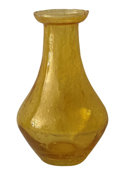 Lekre gule vaser i gjenbruksglass fra Sjælsø