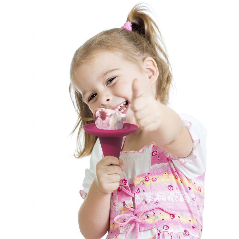 Lysrosa iskremholder, Cillicone 2 pk - R8 Design