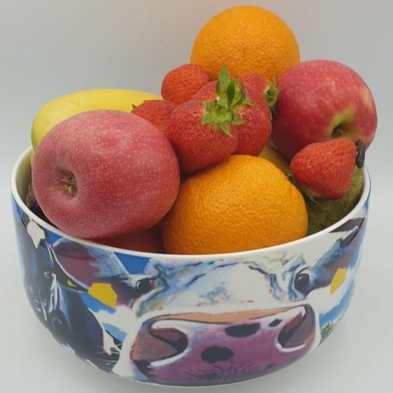 Fruktbollen fra Eoin O'Connor med frukt i