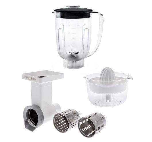 Utstyrspakke Go green, blender, sitruspresse og grønnsakskutter til Ankarsrum