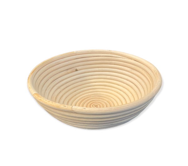 Liten  rund hevekurv til brødbaking
