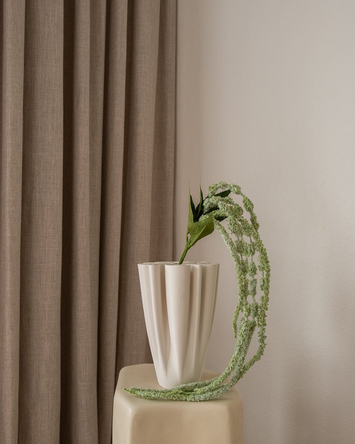 Amaranthus kunstblomst, lysegrønn fra Amarante – Single Flower
