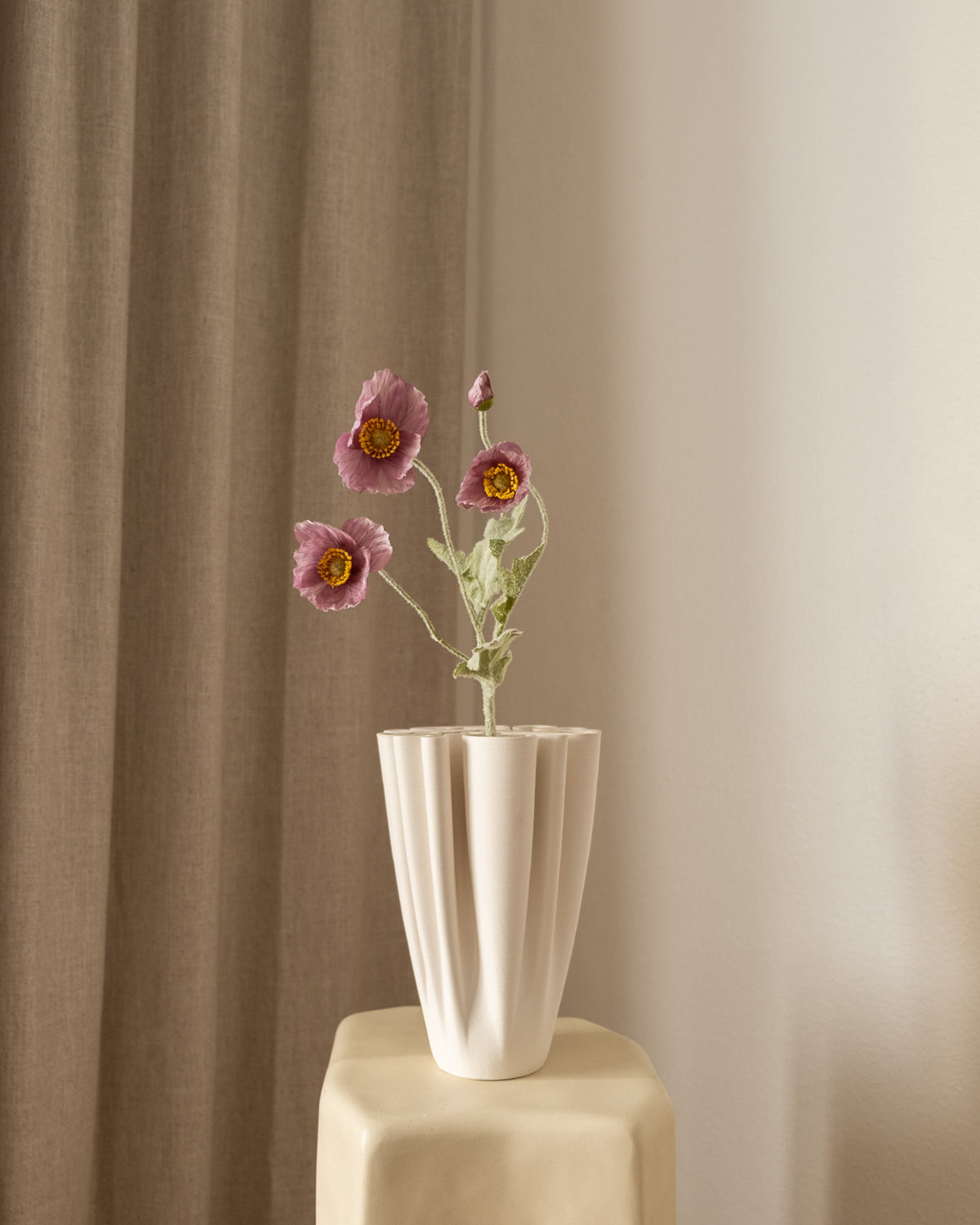 Valmueblomst lilla fra Amarante – Single Flower