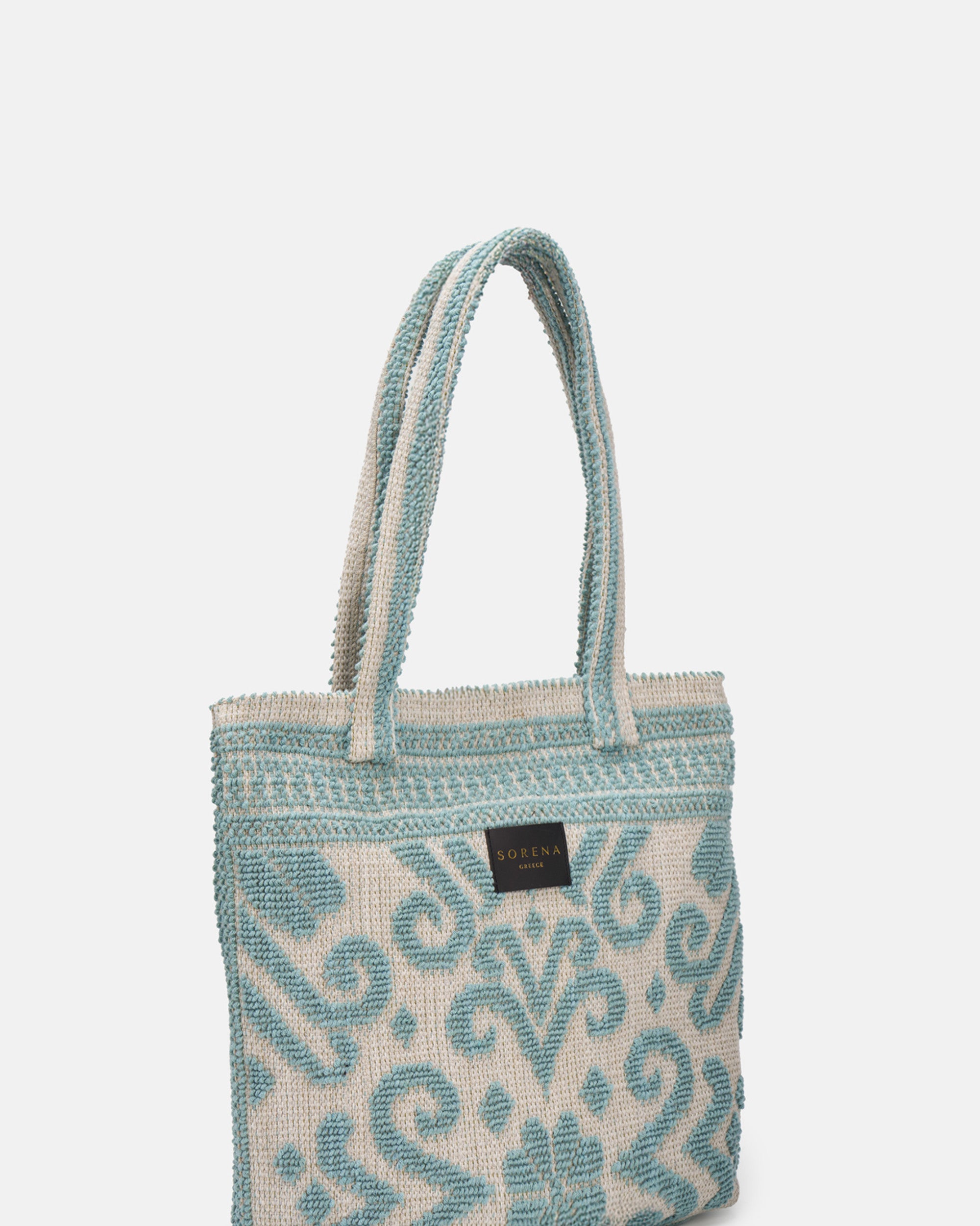 Myrto Boho Bag – Sjarmerende Håndlaget Veske fra Sorena sett forfra