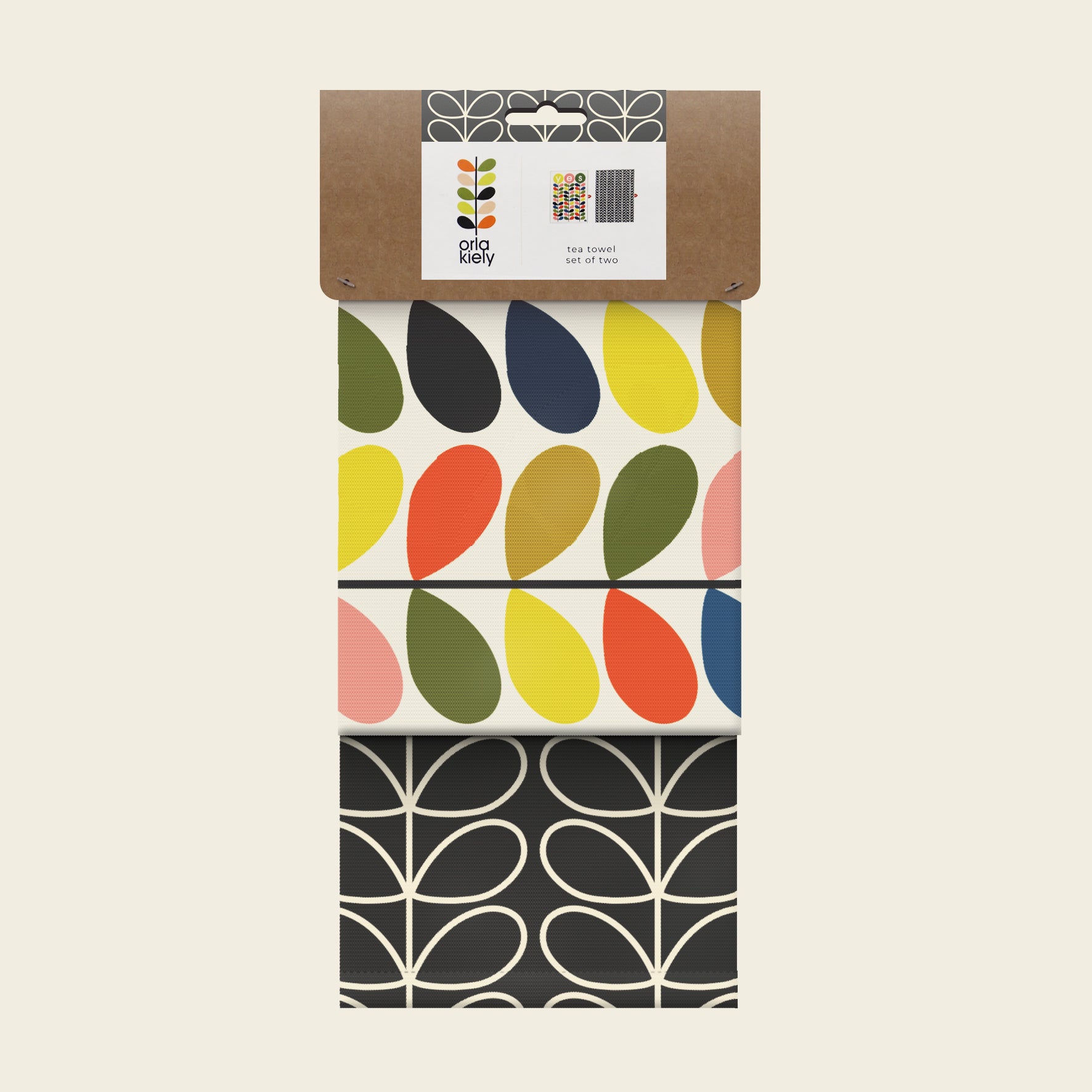 Kjøkkenhåndklær, Yes Stem fra Orla Kiely (2stk)