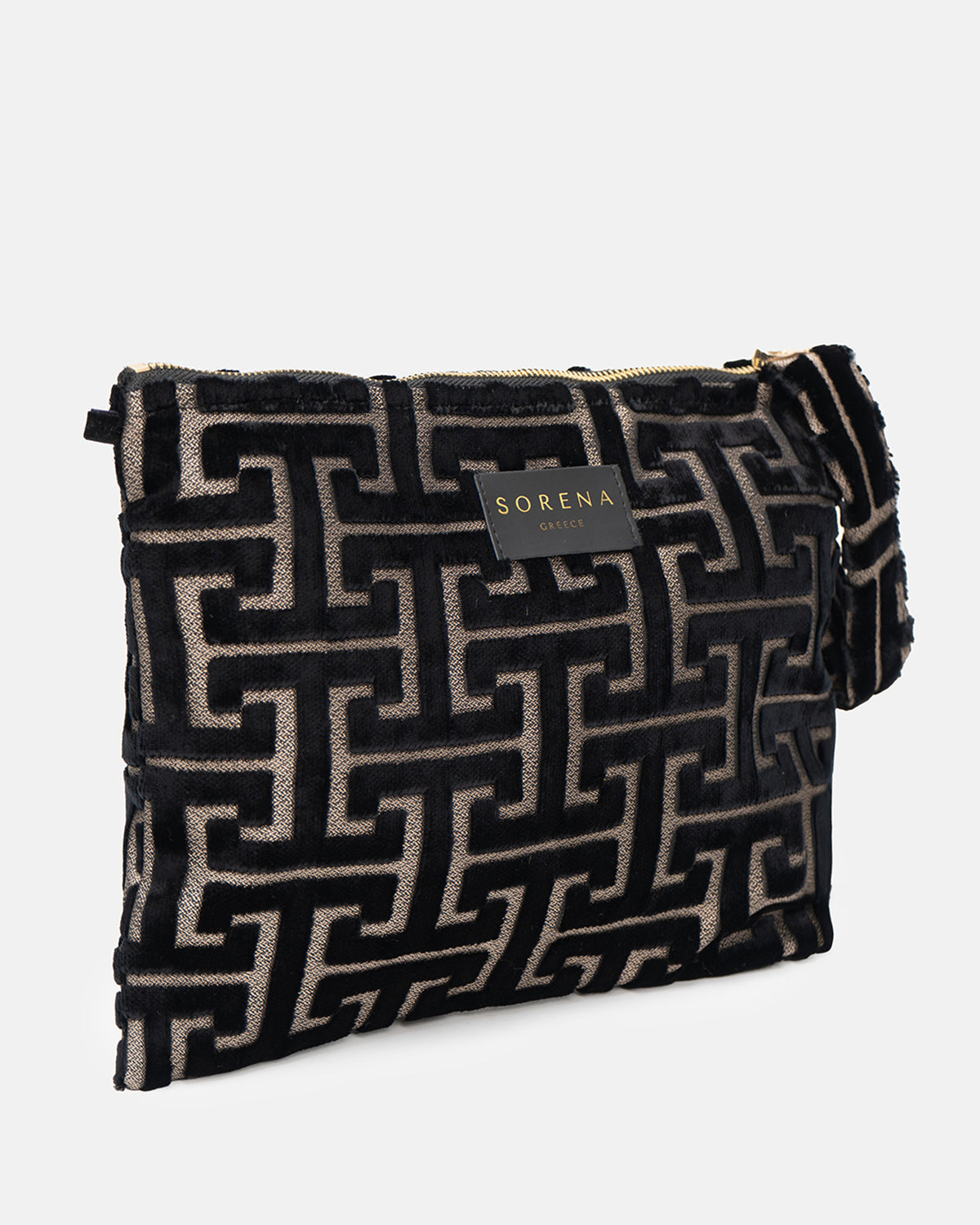 Andro Clutch: Eksklusiv Håndlaget Veske fra SORENA sett fra siden