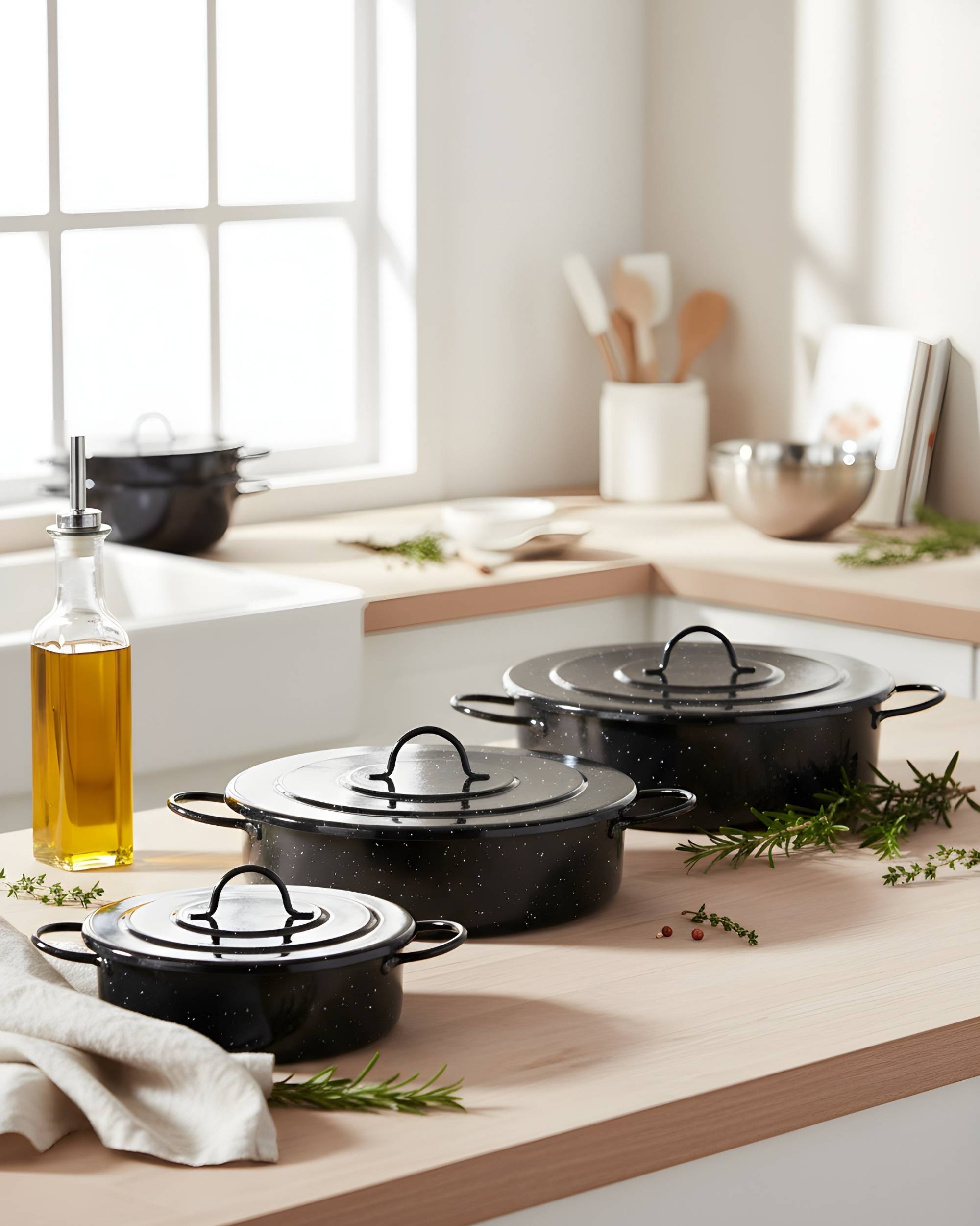 Lokk til serveringskjeler fra Vaello