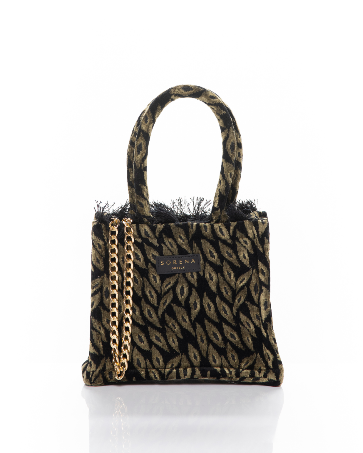 Arhontia Green Mini Tote Bag fra Sorena 5207393005956 Bettanshus Veske