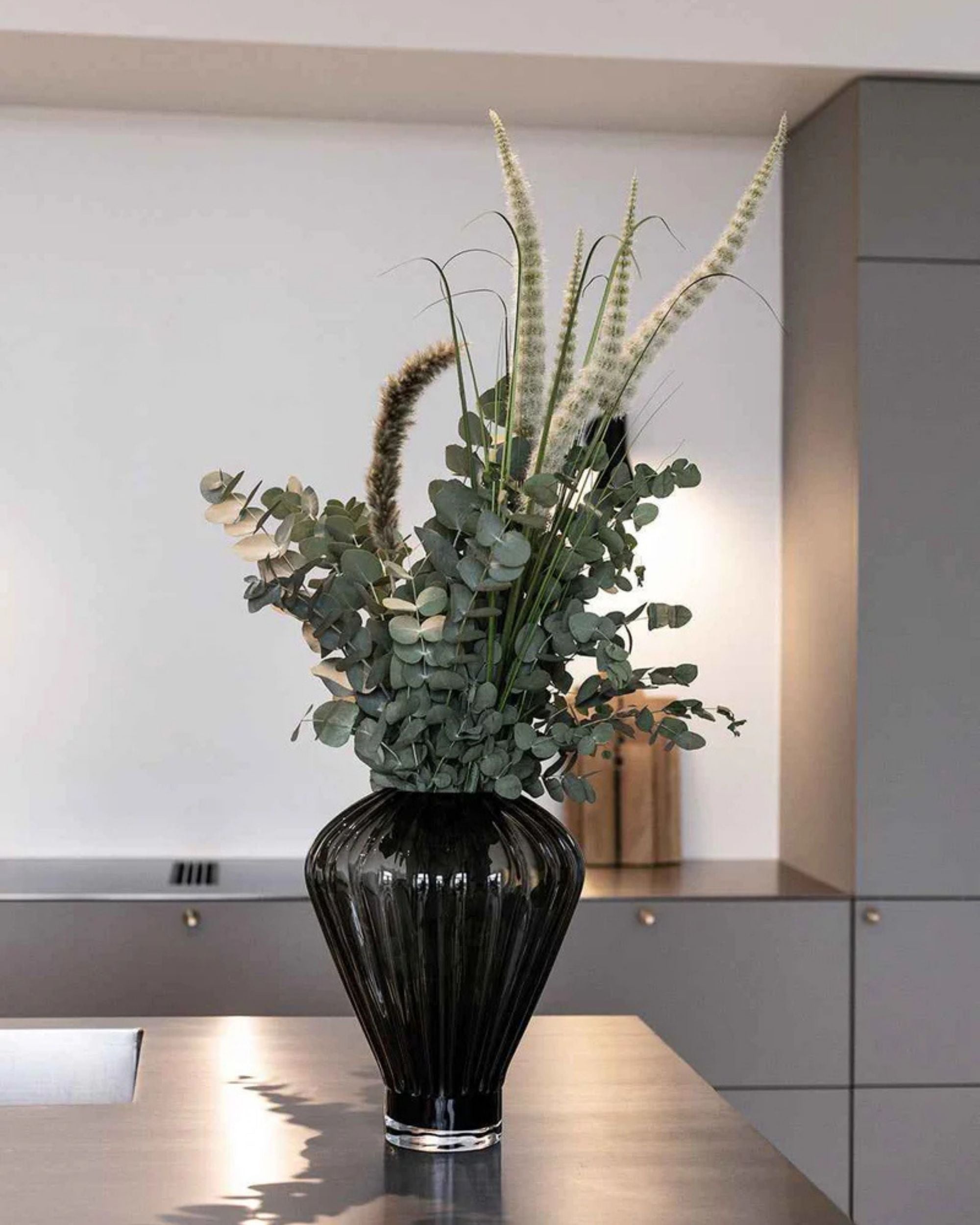 Grå Evelyn Vase Stor fra Specktrum