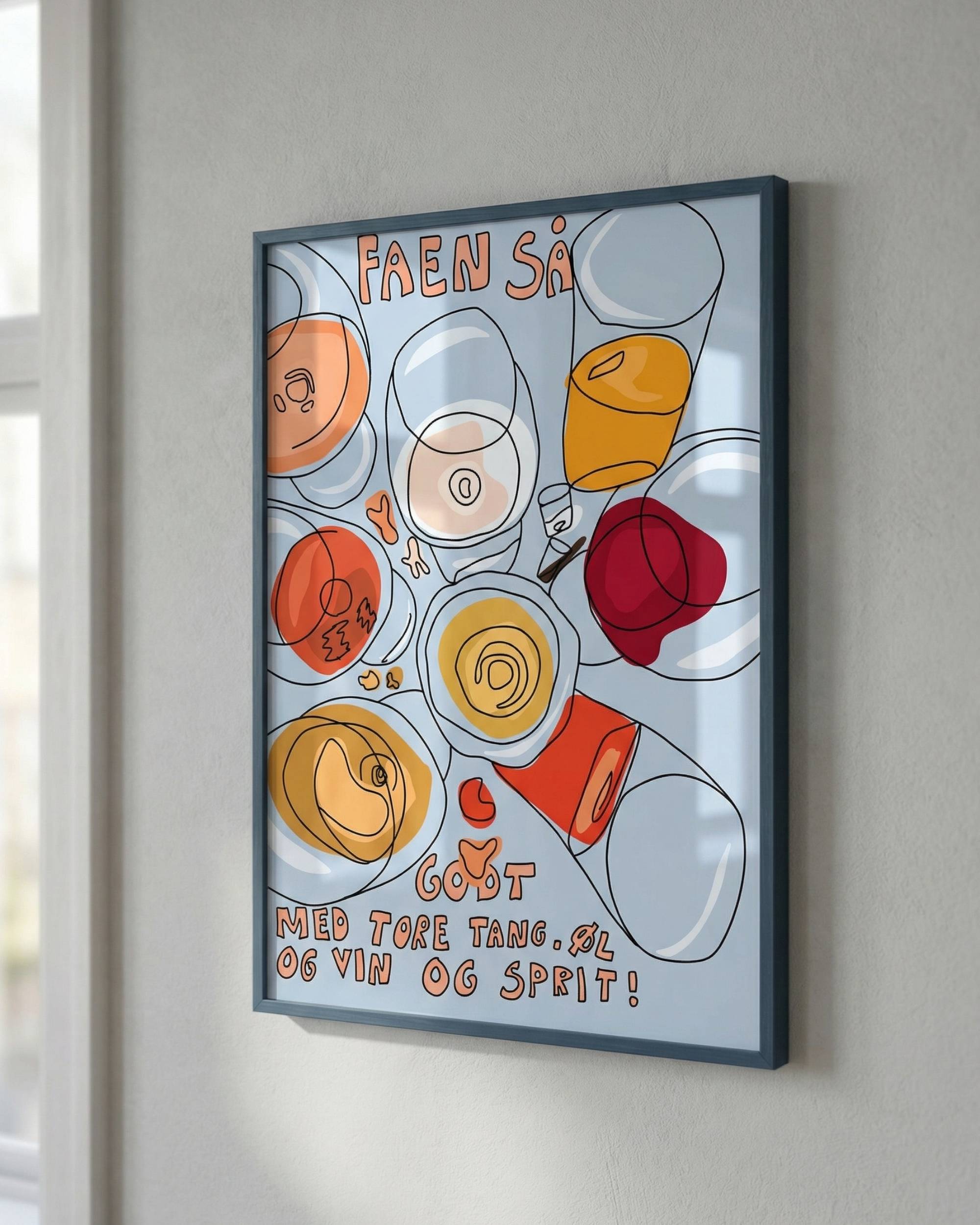 Faen så deilig med tore tang, øl og vin og sprit